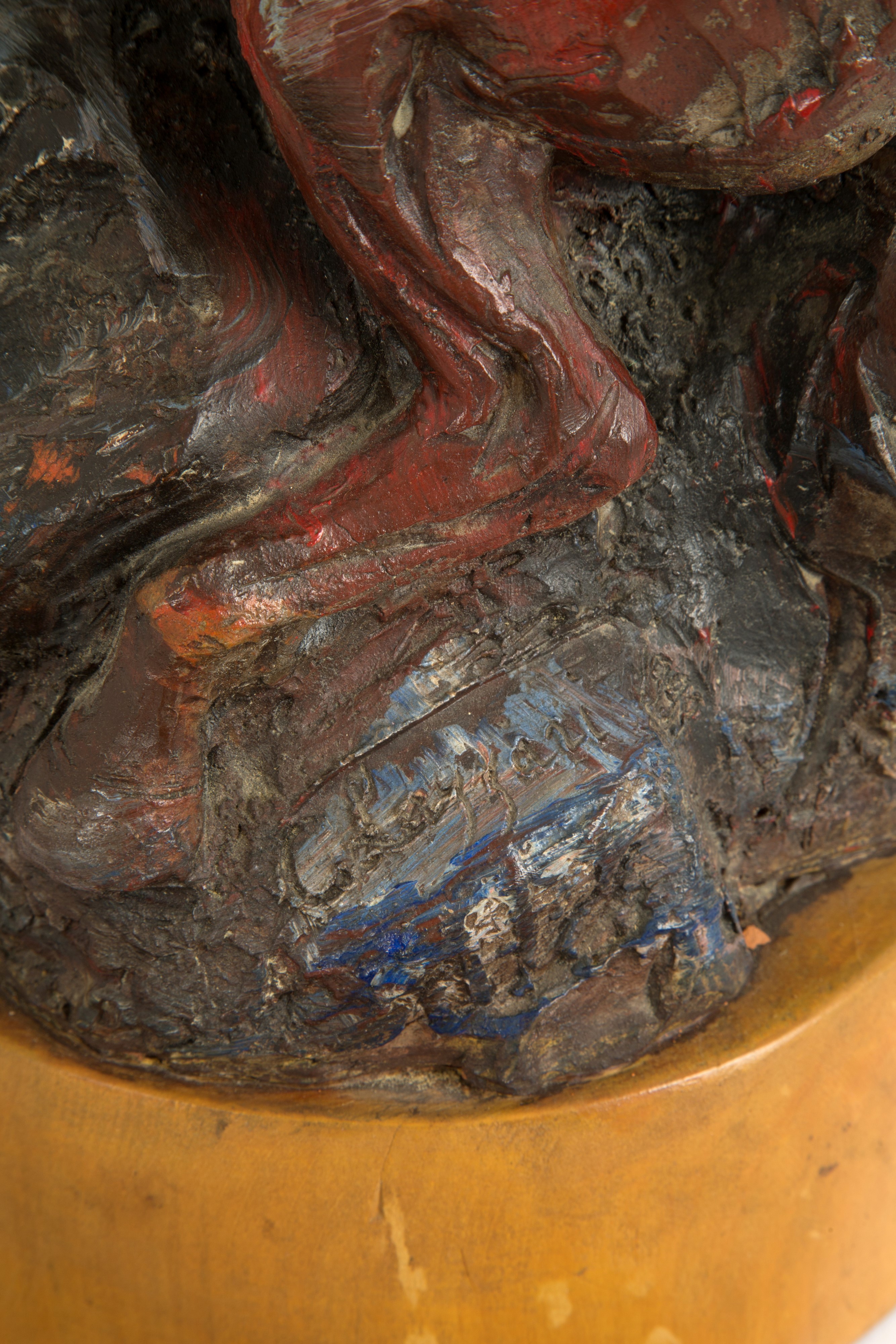 Scultura in terracotta "CAVALLI IN MOVIMENTO". CAMILLO LAZZARI