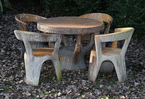 Five-piece lounge set  - Auction MILANO DECOR - Antiques, Fine Art, Photographs & Design Auction (n. 96) - Viscontea Casa d'Aste