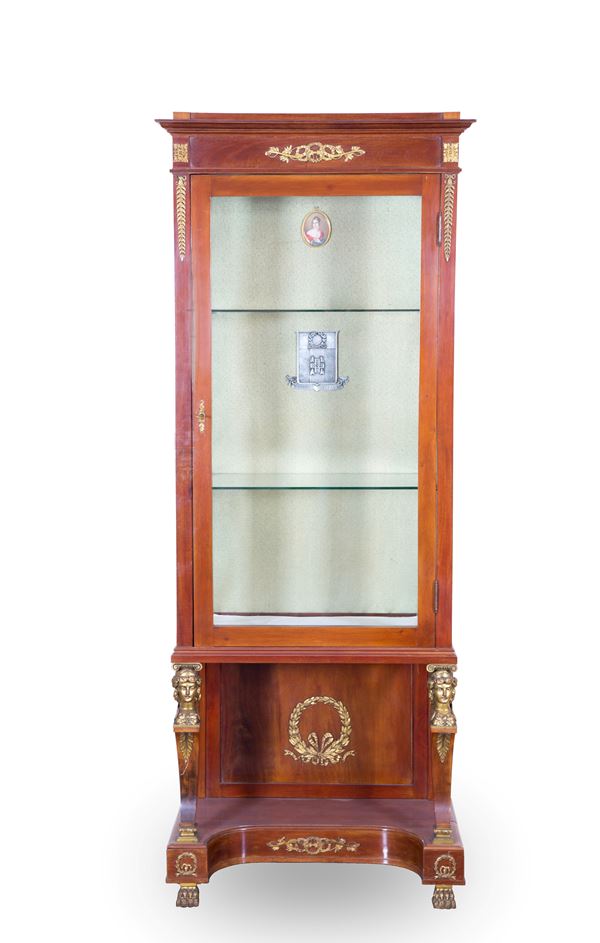 Empire style display cabinet