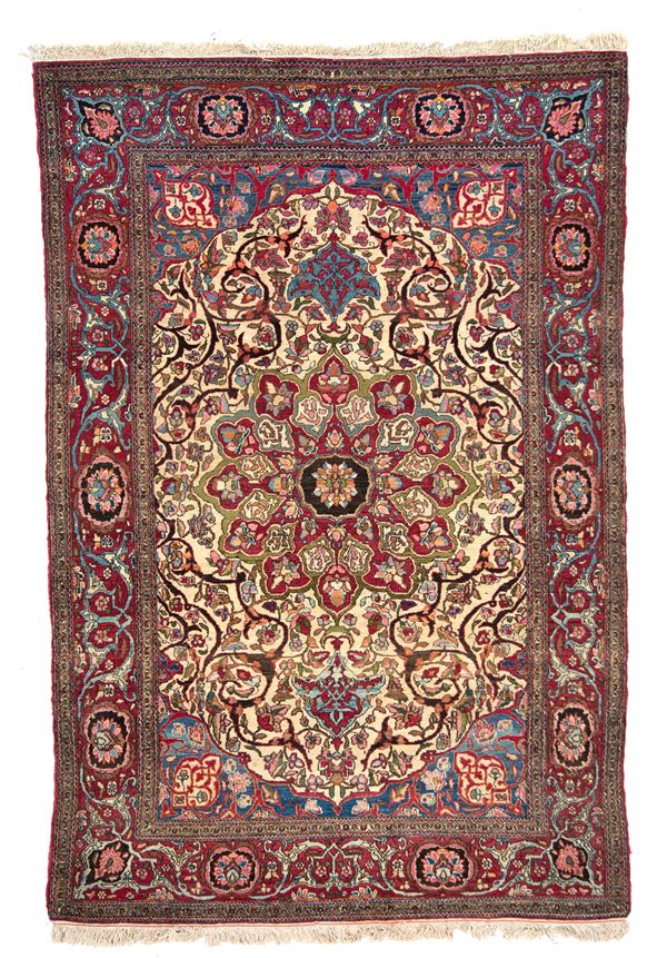 Tappeto Isfahan Mobarake. Persia