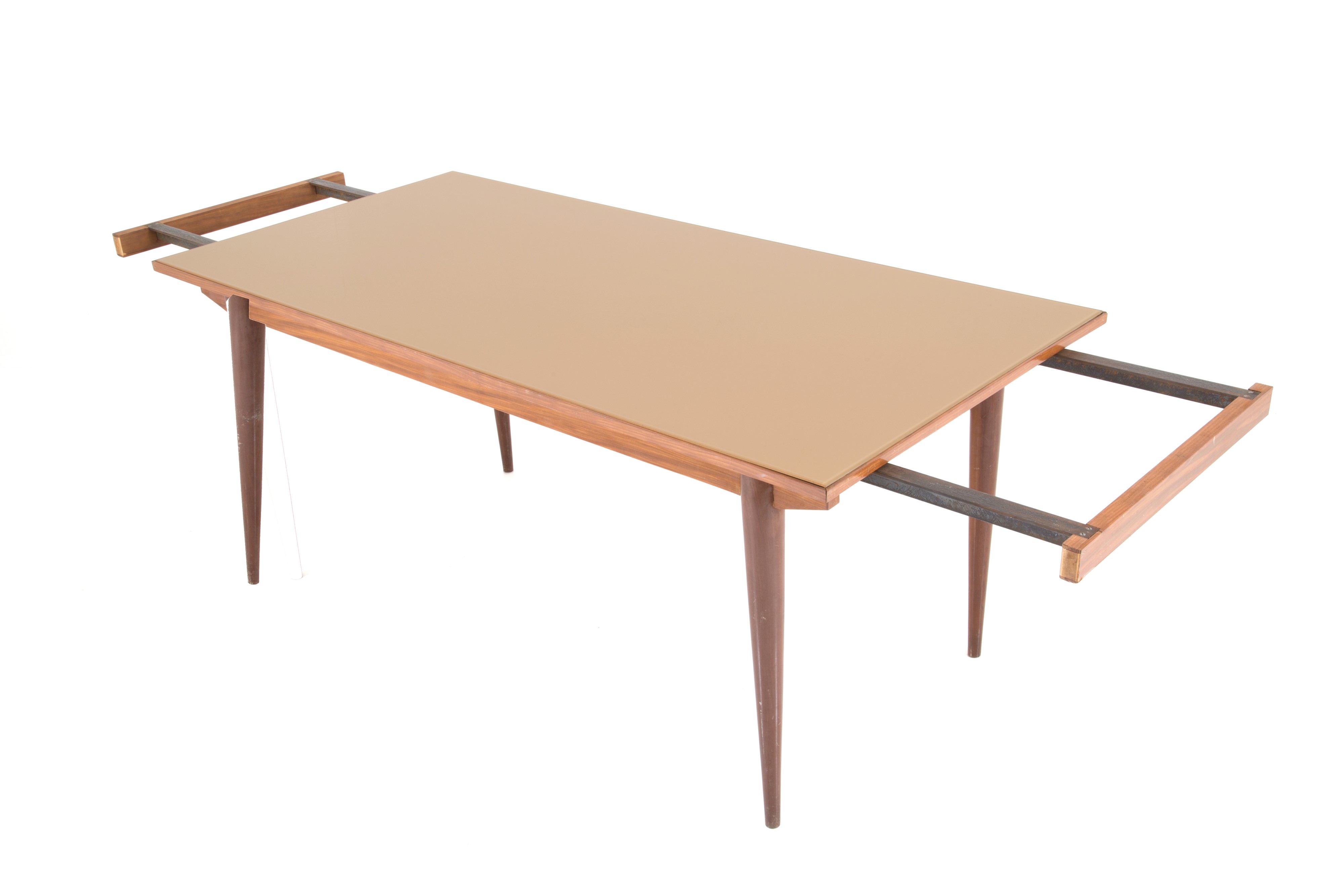 Tavolo Allungabile con Piano in Vetro