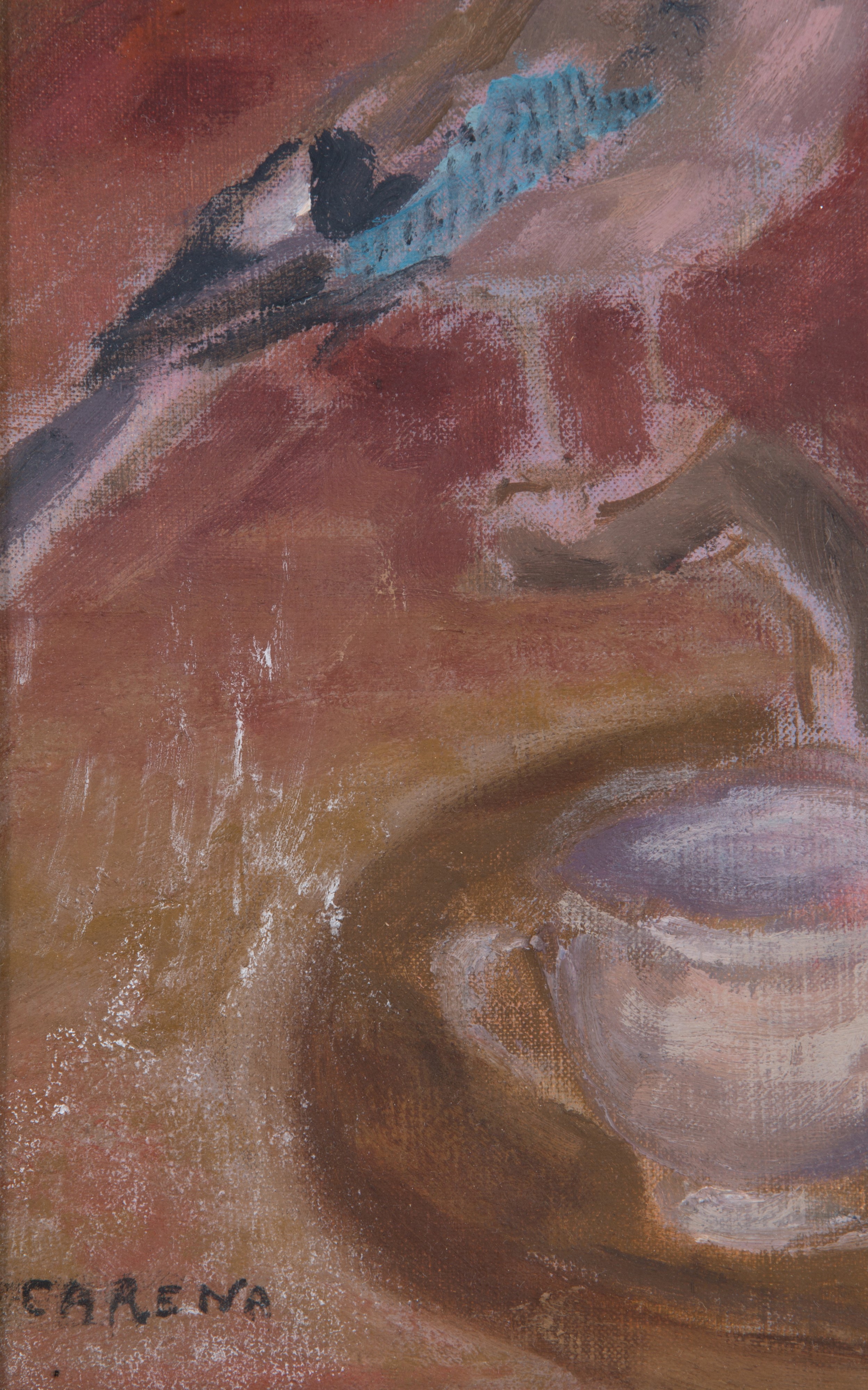 Felice Carena - Dipinto "natura Morta"
