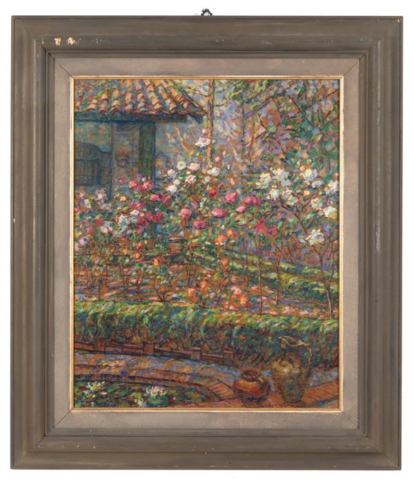 ALBERTO FERRERO - Dipinto "IL MIO ROSETO"