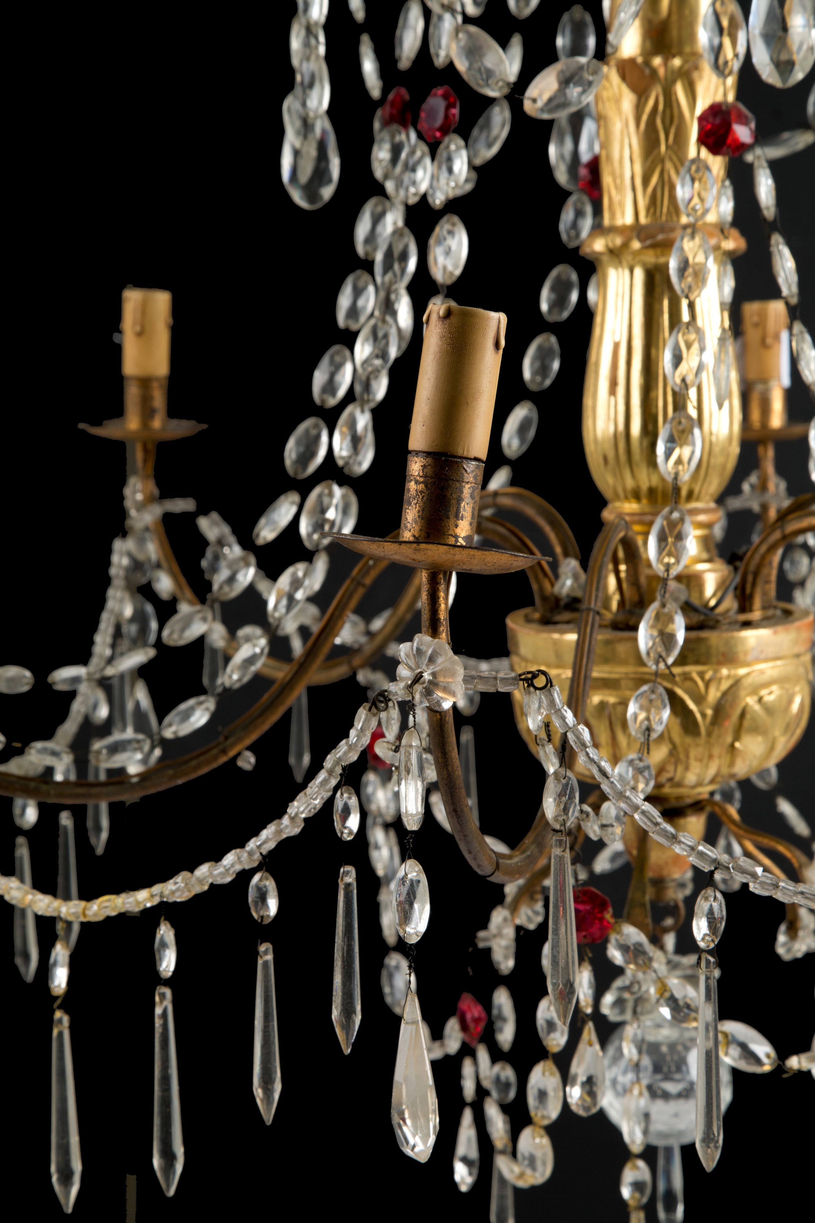 Lampadario genovese a sei bracci