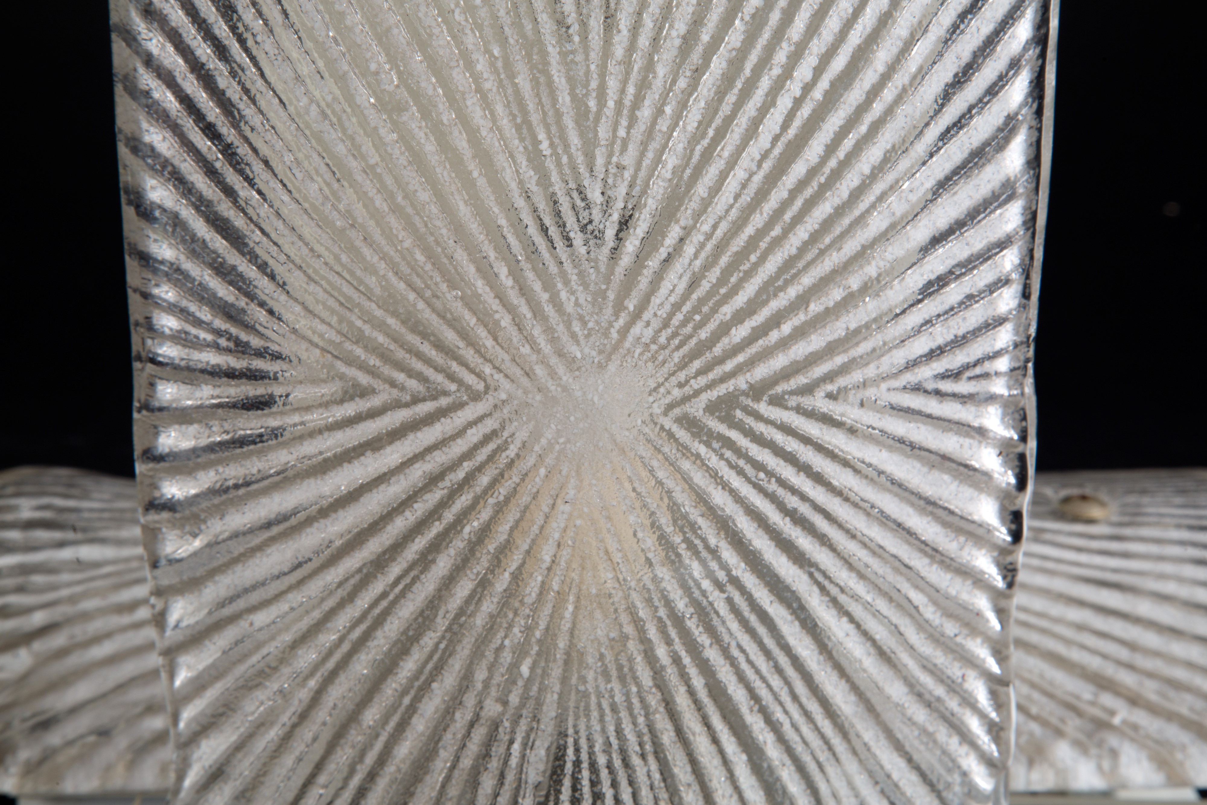 Coppia di Applique in Pasta di Vetro