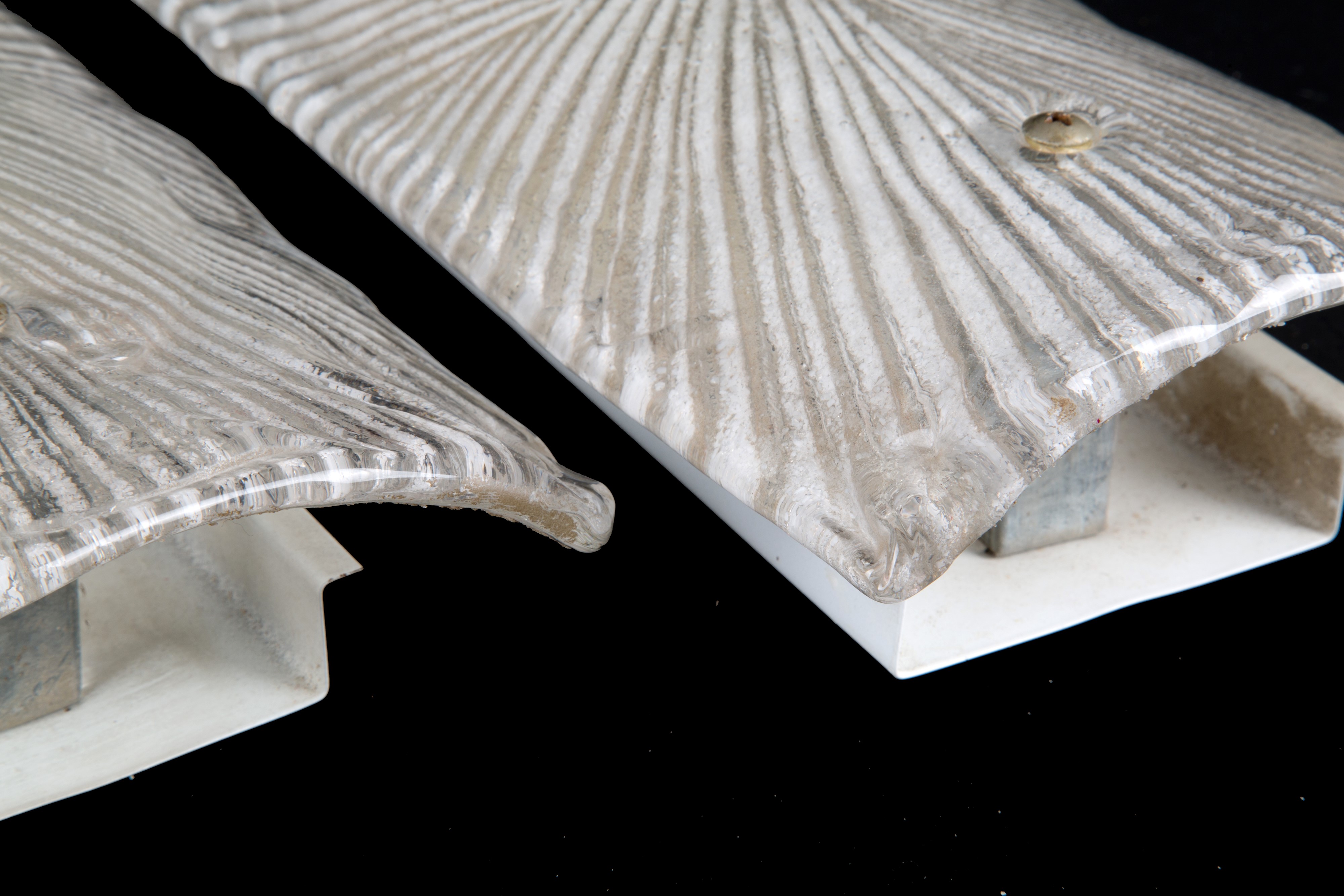 Coppia di Applique in Pasta di Vetro