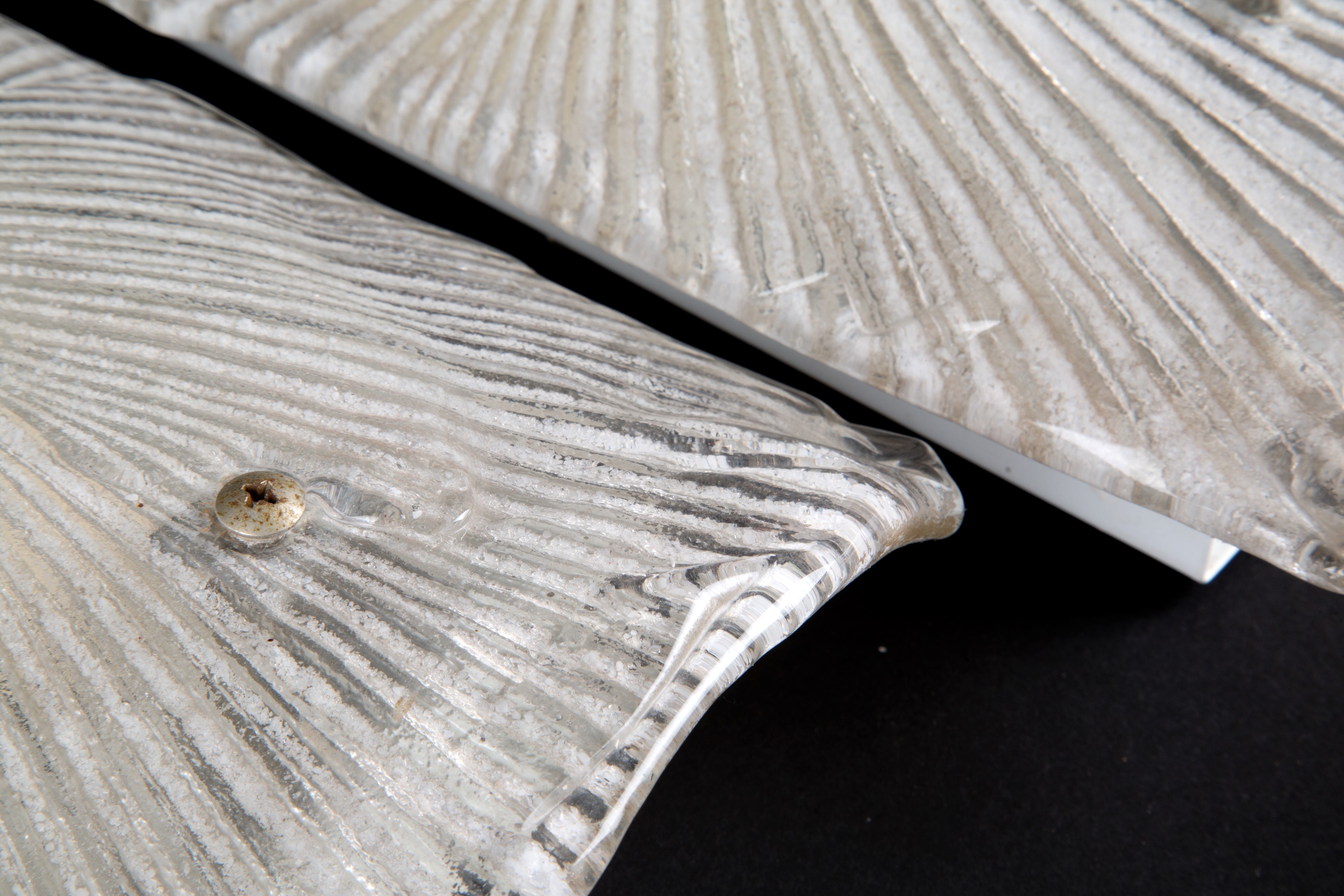 Coppia di Applique in Pasta di Vetro