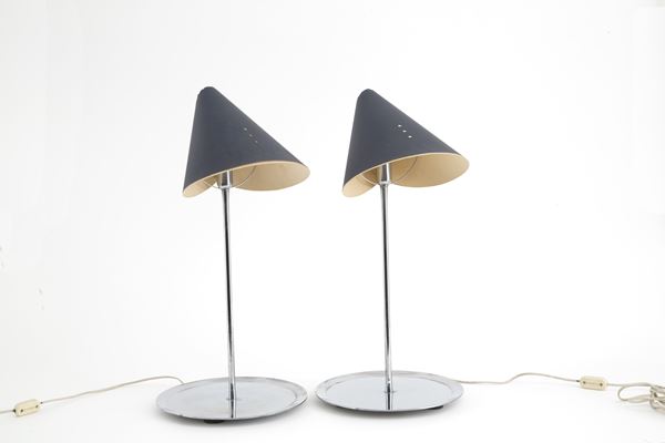 DINO GAVINA - Pair of table lamps for SIRRAH (Attr.)