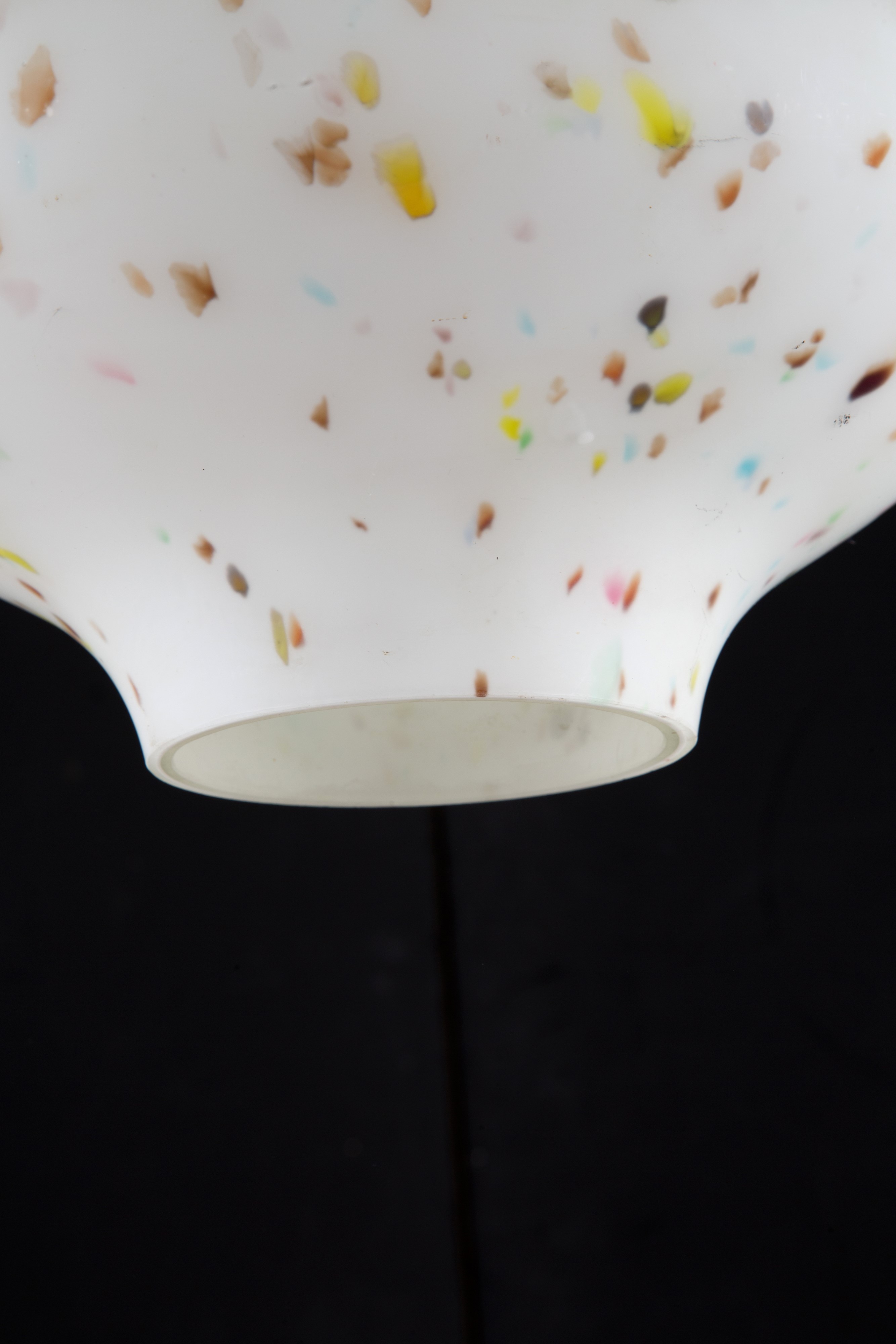 Dino Martens - Lampadario con Decori Policromi per Aureliano Toso
