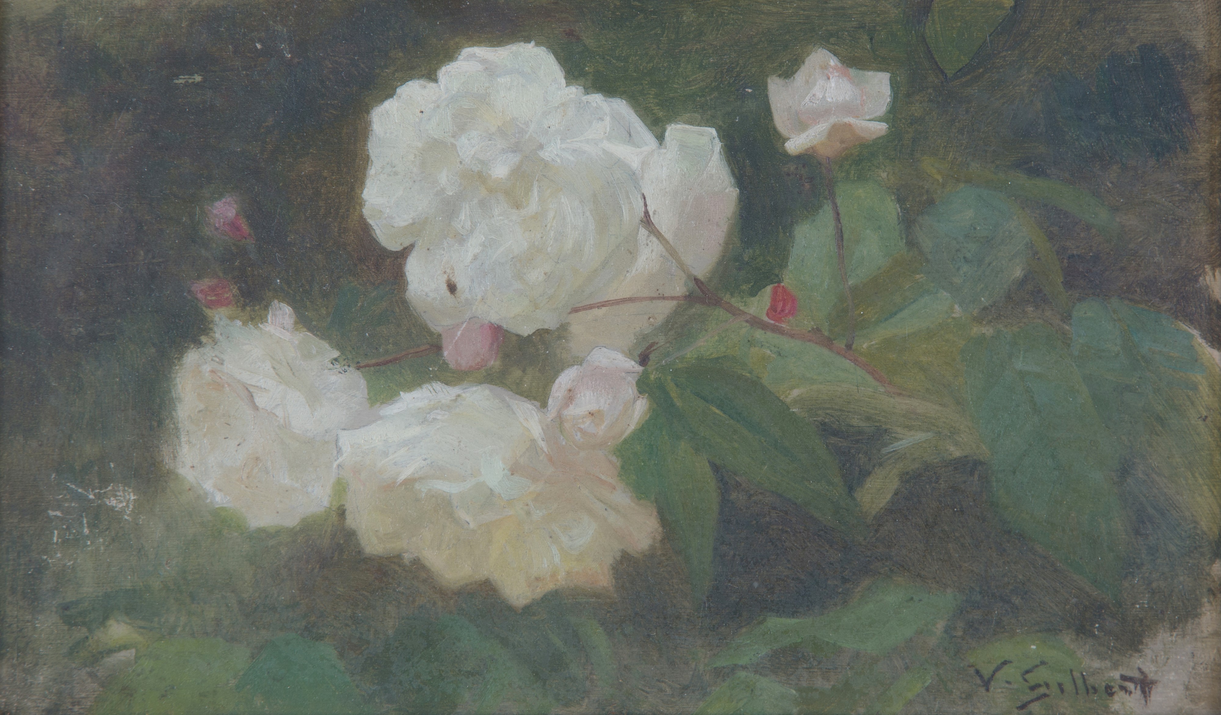 Victor Gabriel Gilbert - Dipinto "fiori"