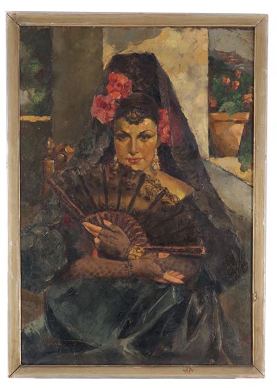Dipinto "donna Spagnola"