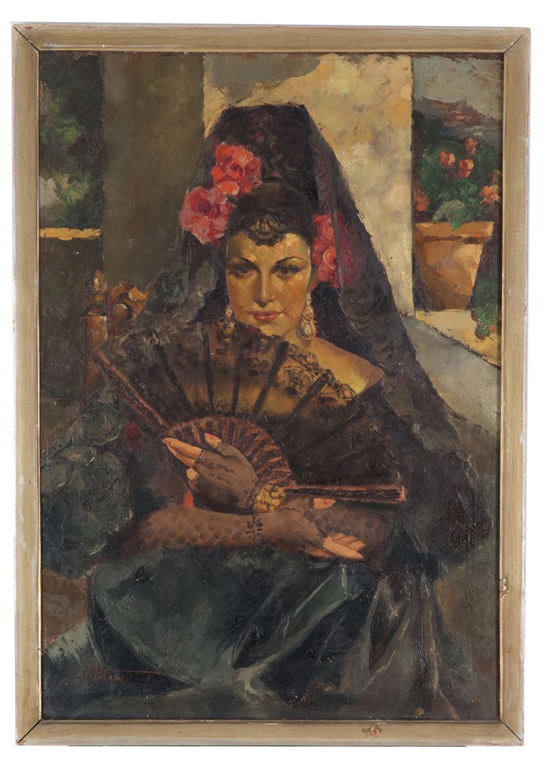 Dipinto "donna Spagnola"