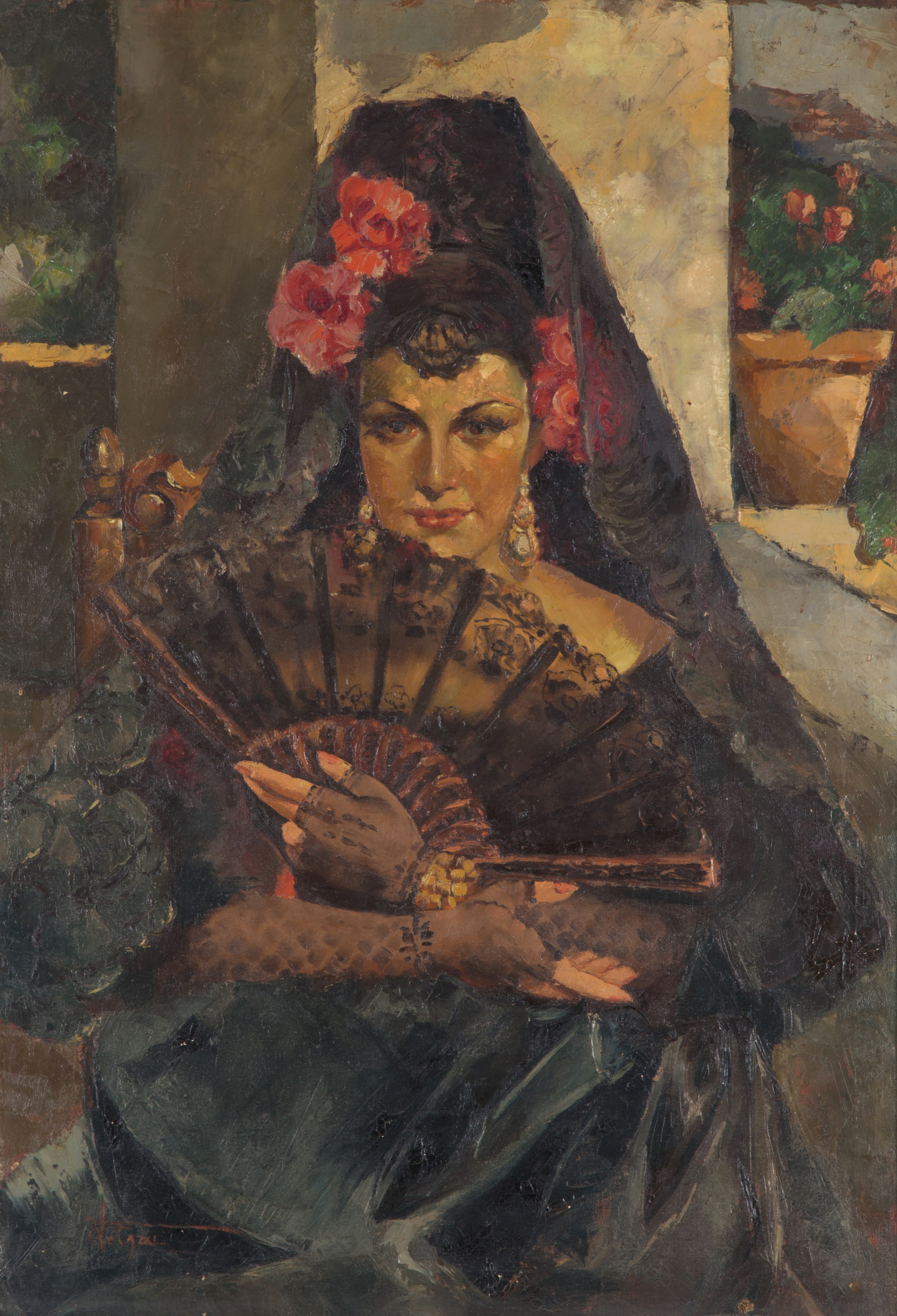 Dipinto "donna Spagnola"