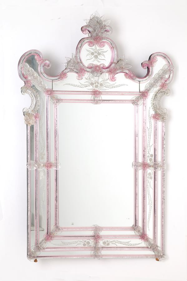 Murano glass mirror