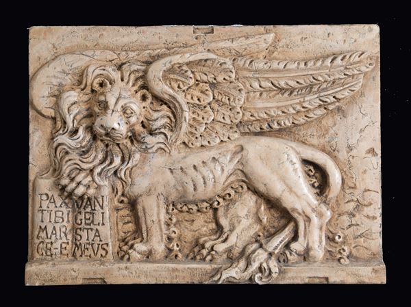 Marble plaque "LION OF SAINT MARK"