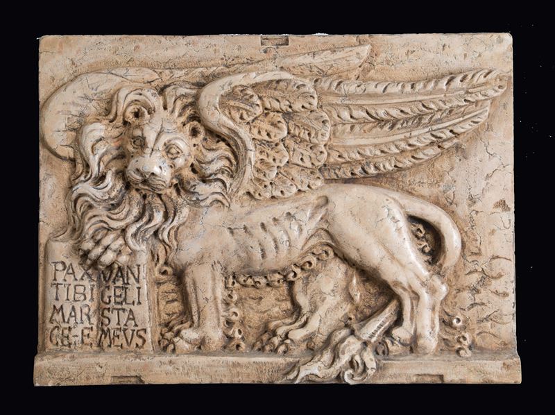 Placca in Marmo "leone di San Marco"