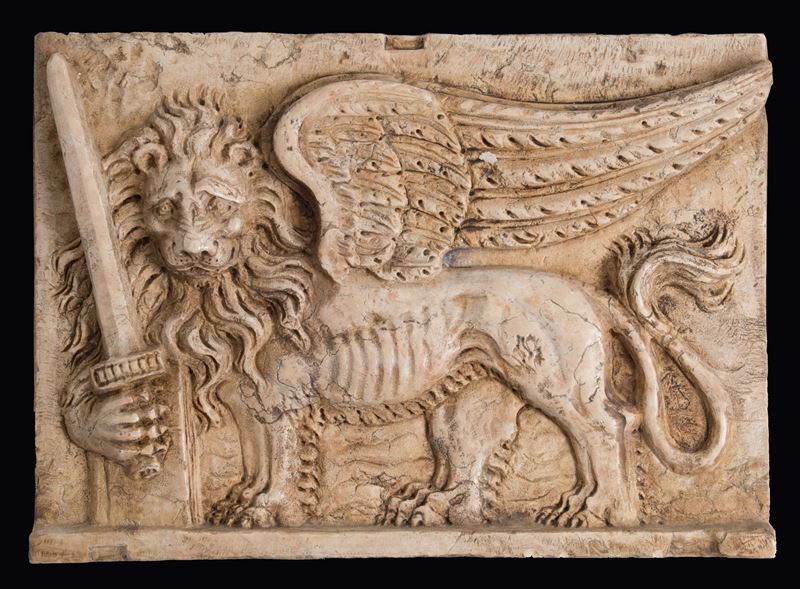 Placca in Marmo "leone di San Marco"