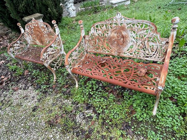 Pair of benches