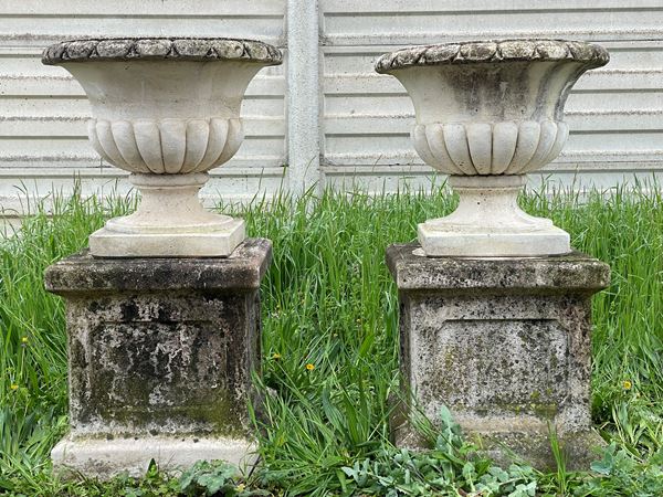 Pair of vases  - Auction MILANO DECOR - Antiques, Fine Art, Carpets & Design Auction (n. 97) - Viscontea Casa d'Aste