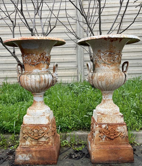 Pair of vases  - Auction MILANO DECOR - Antiques, Fine Art, Carpets & Design Auction (n. 97) - Viscontea Casa d'Aste