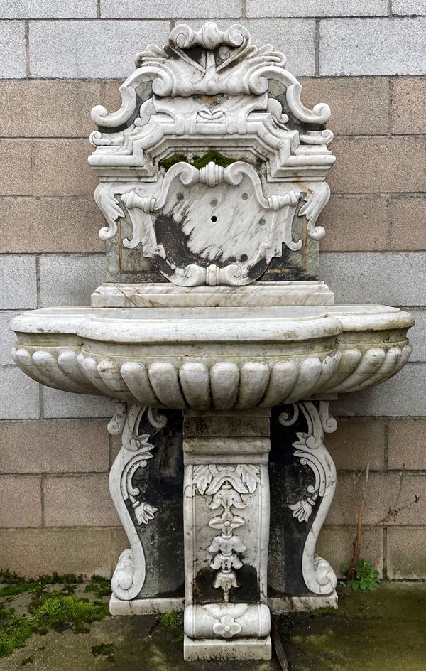 Wall fountain  - Auction MILANO DECOR - Antiques, Fine Art, Carpets & Design Auction (n. 97) - Viscontea Casa d'Aste