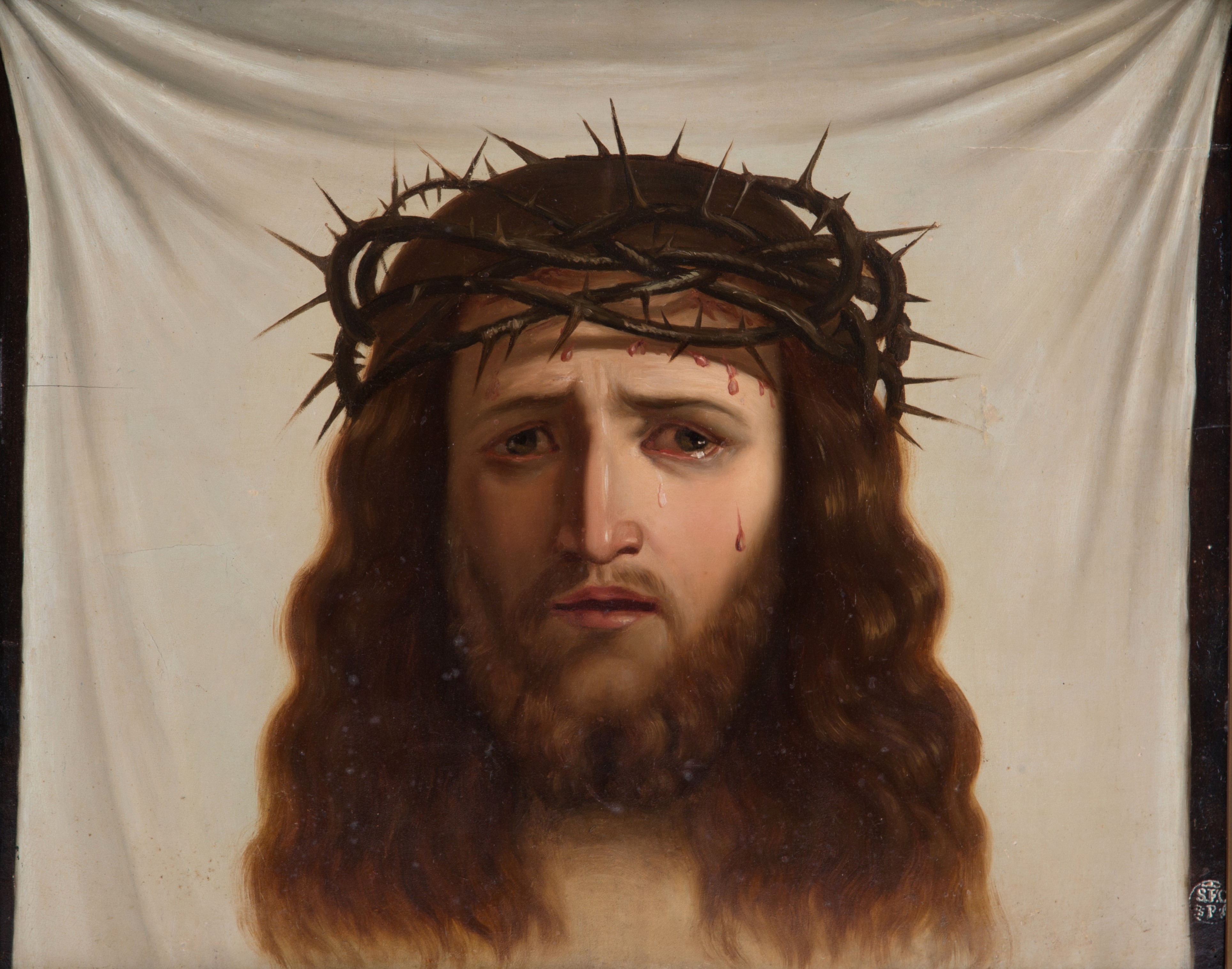 Dipinto "volto di Cristo"