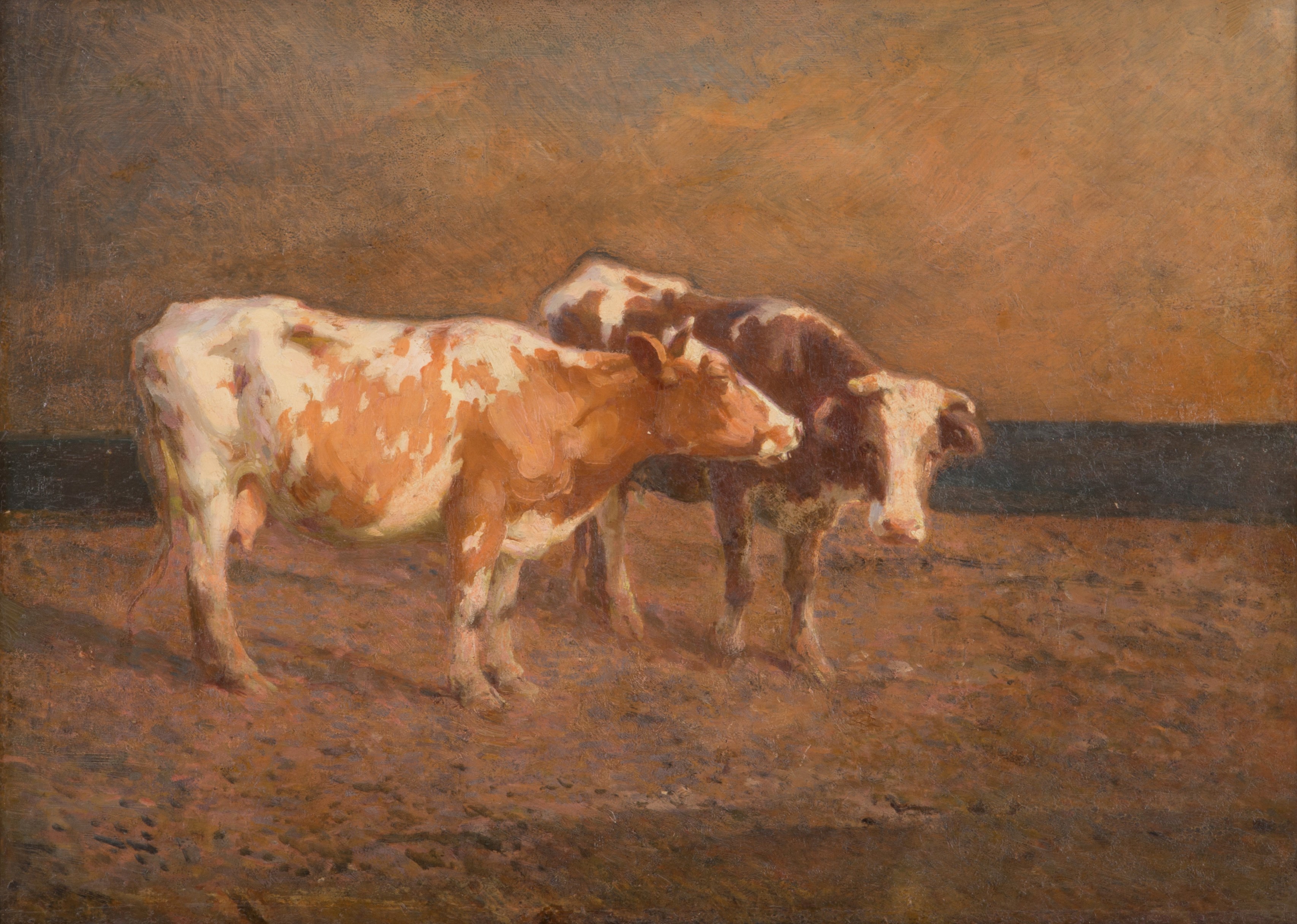 Dipinto "mucche"