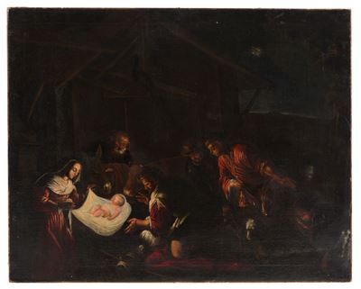 Dipinto "adorazione dei Pastori"