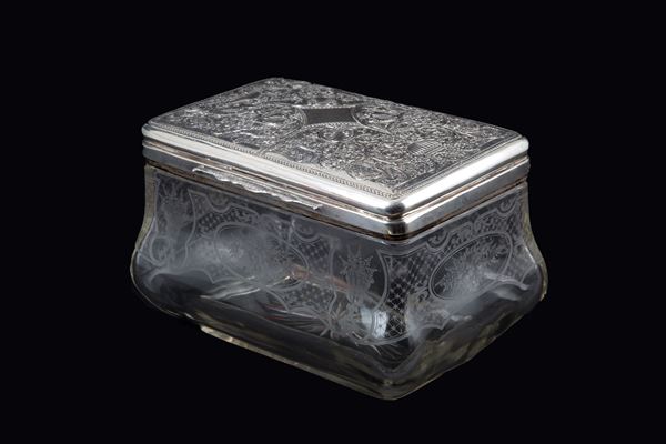 Cut crystal box