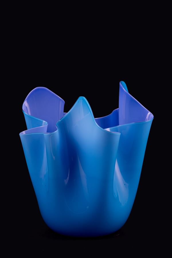 FULVIO BIANCONI - Handkerchief vase. VENINI