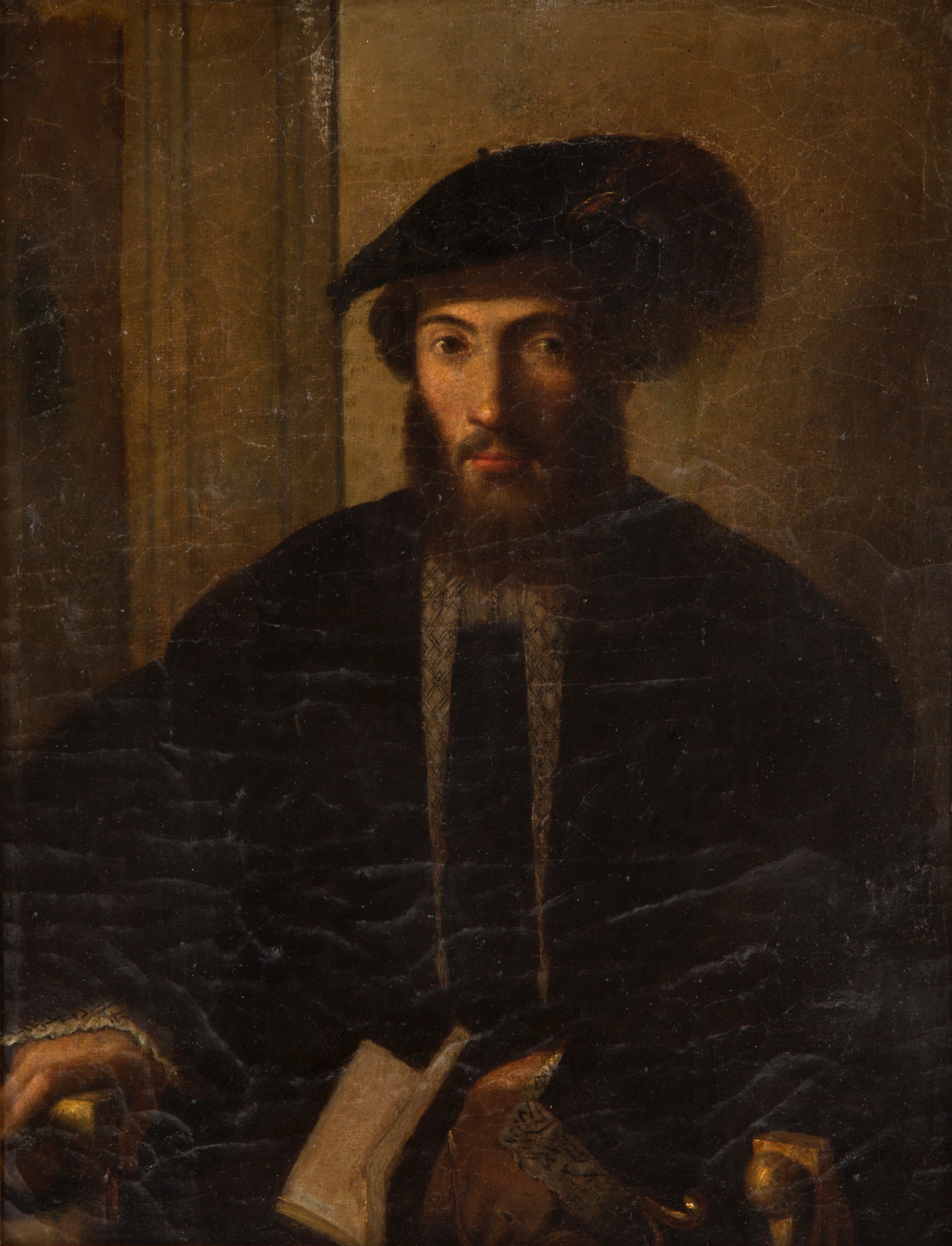 Michelangelo Anselmi - Dipinto "ritratto di Giovan Battista Castaldi"