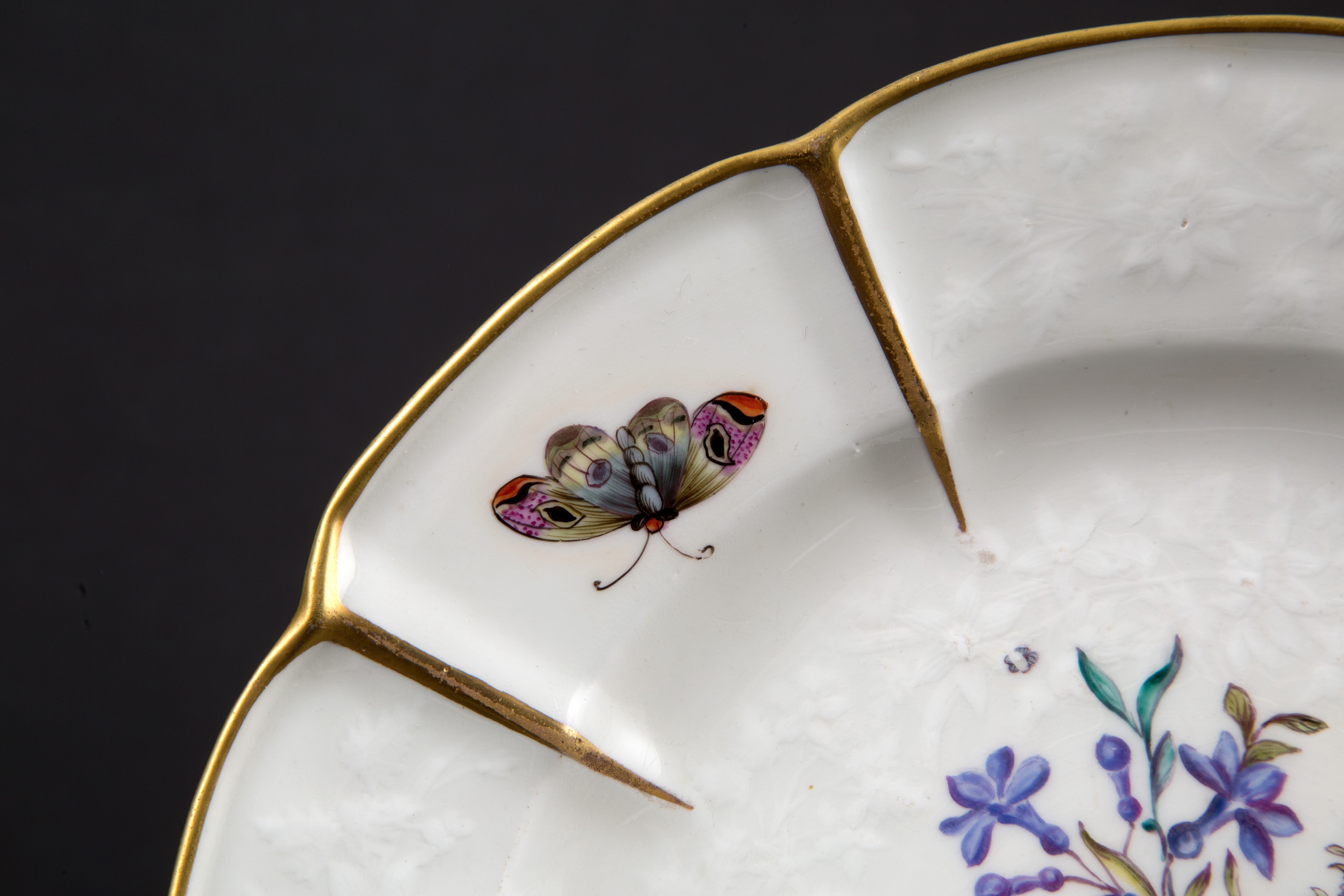 Coppia di piatti in porcellana di Meissen