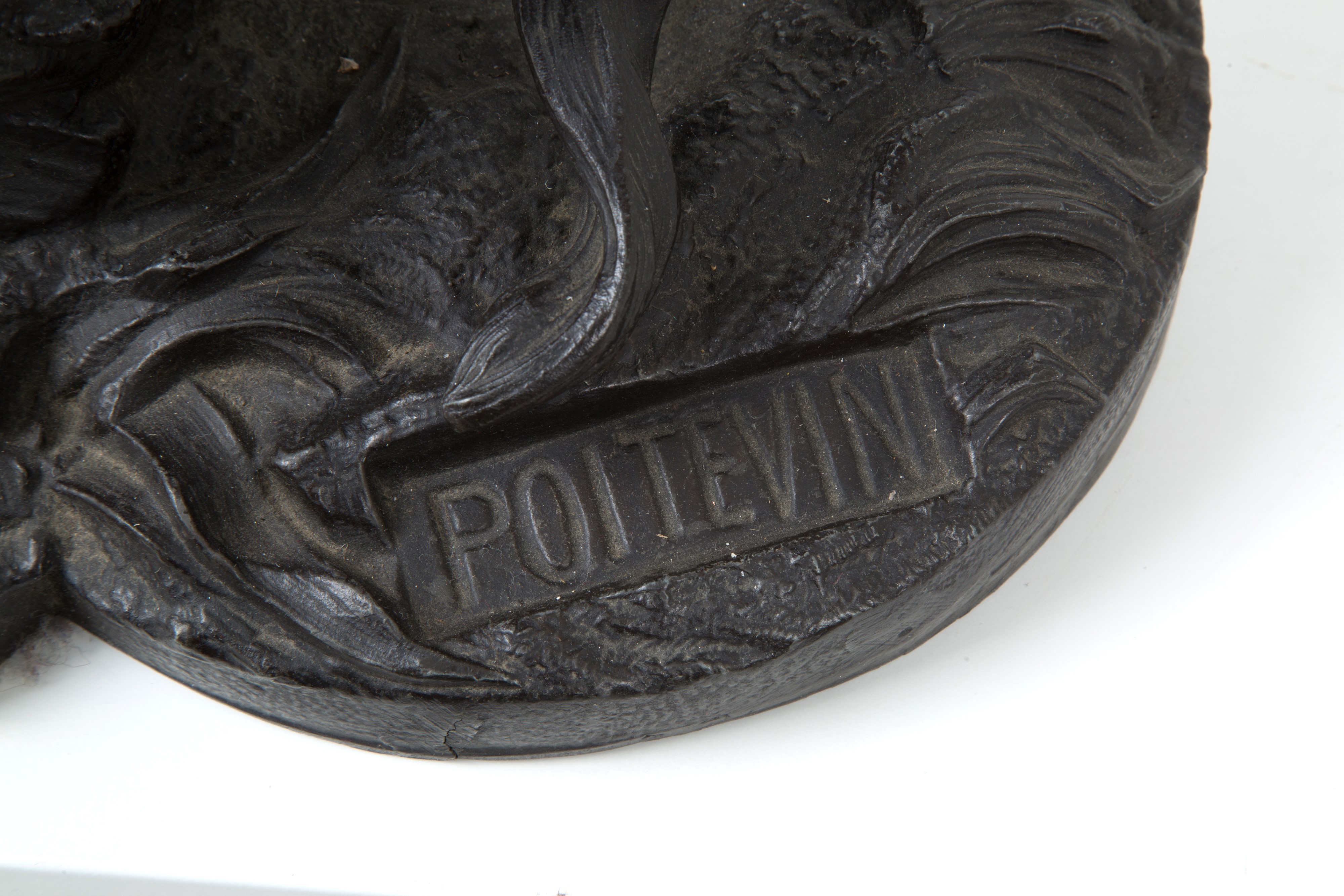 Philippe Poitevin - Scultura "cavallo Imbizzarrito con Domatore"