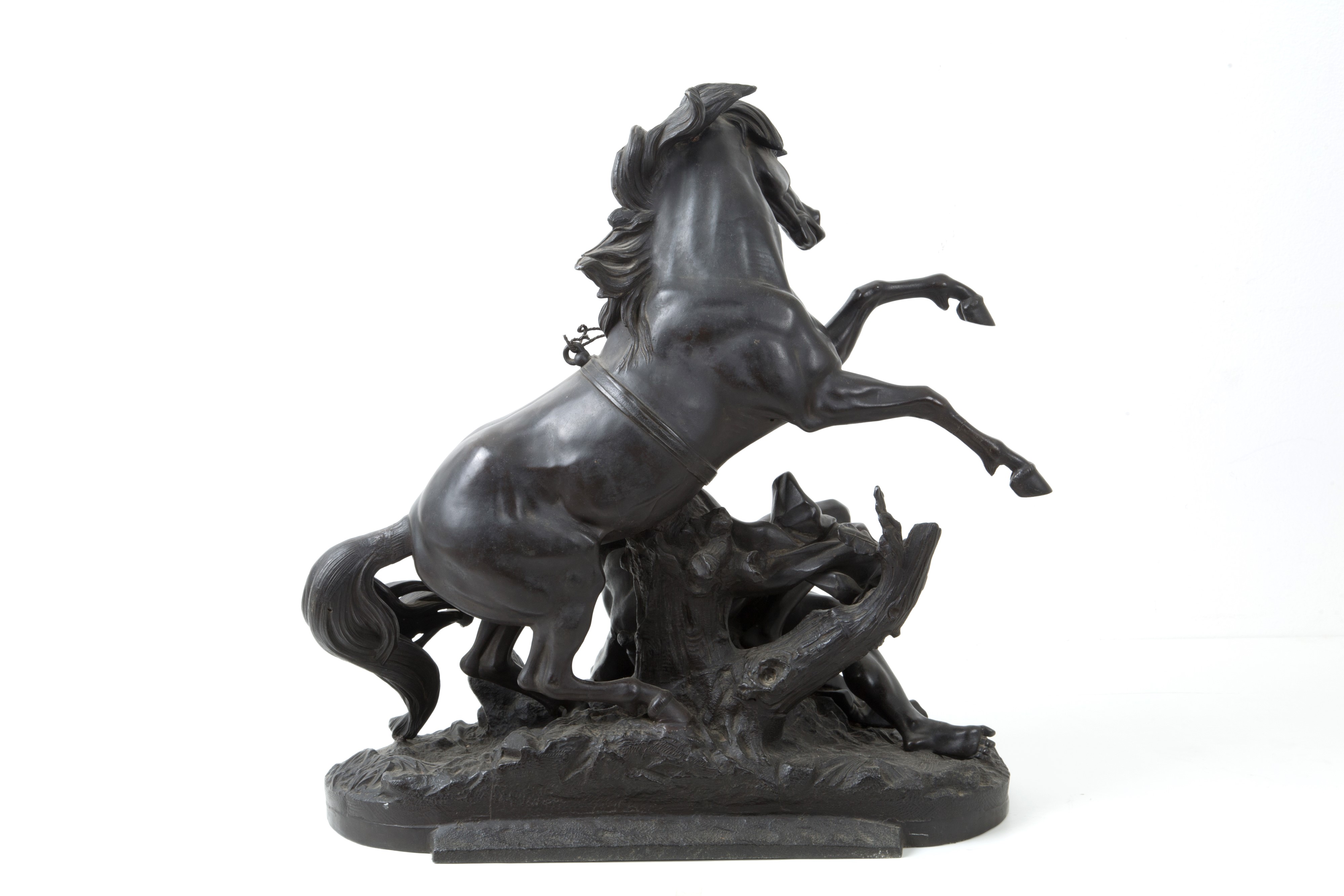 Philippe Poitevin - Scultura "cavallo Imbizzarrito con Domatore"