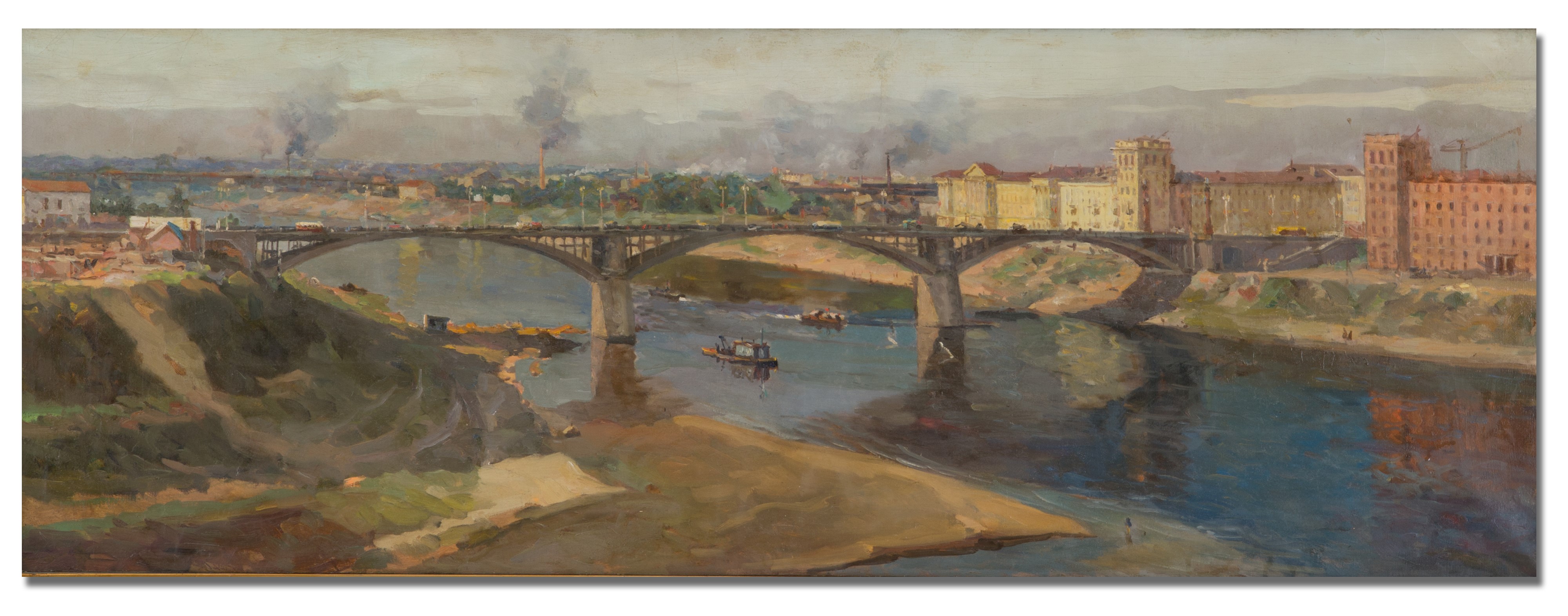 Anton Stanislavovich Korzhenevsky - Dipinto "citta' di Vitebsk"