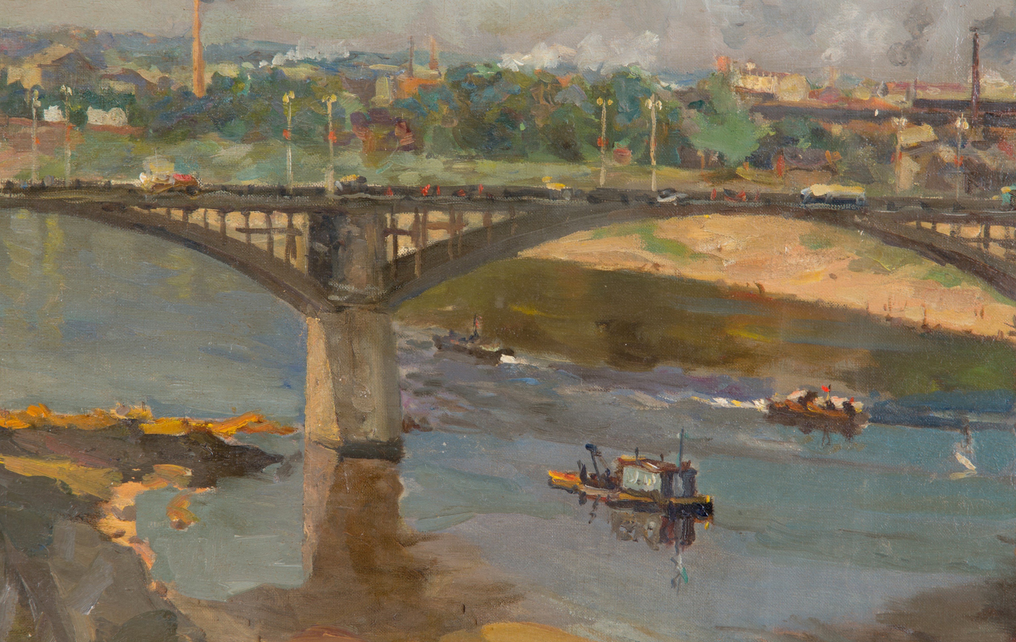 Anton Stanislavovich Korzhenevsky - Dipinto "citta' di Vitebsk"