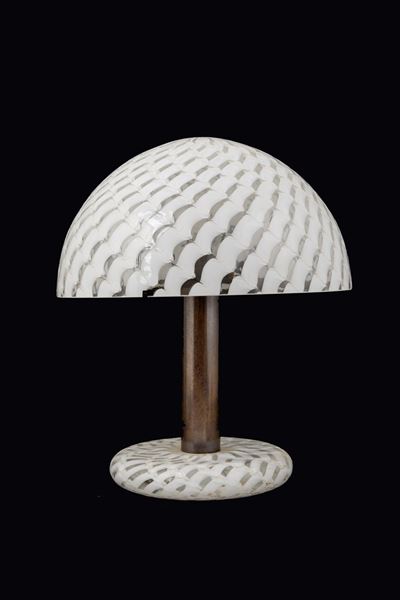 Lampada da Tavolo in Vetro. Mazzega