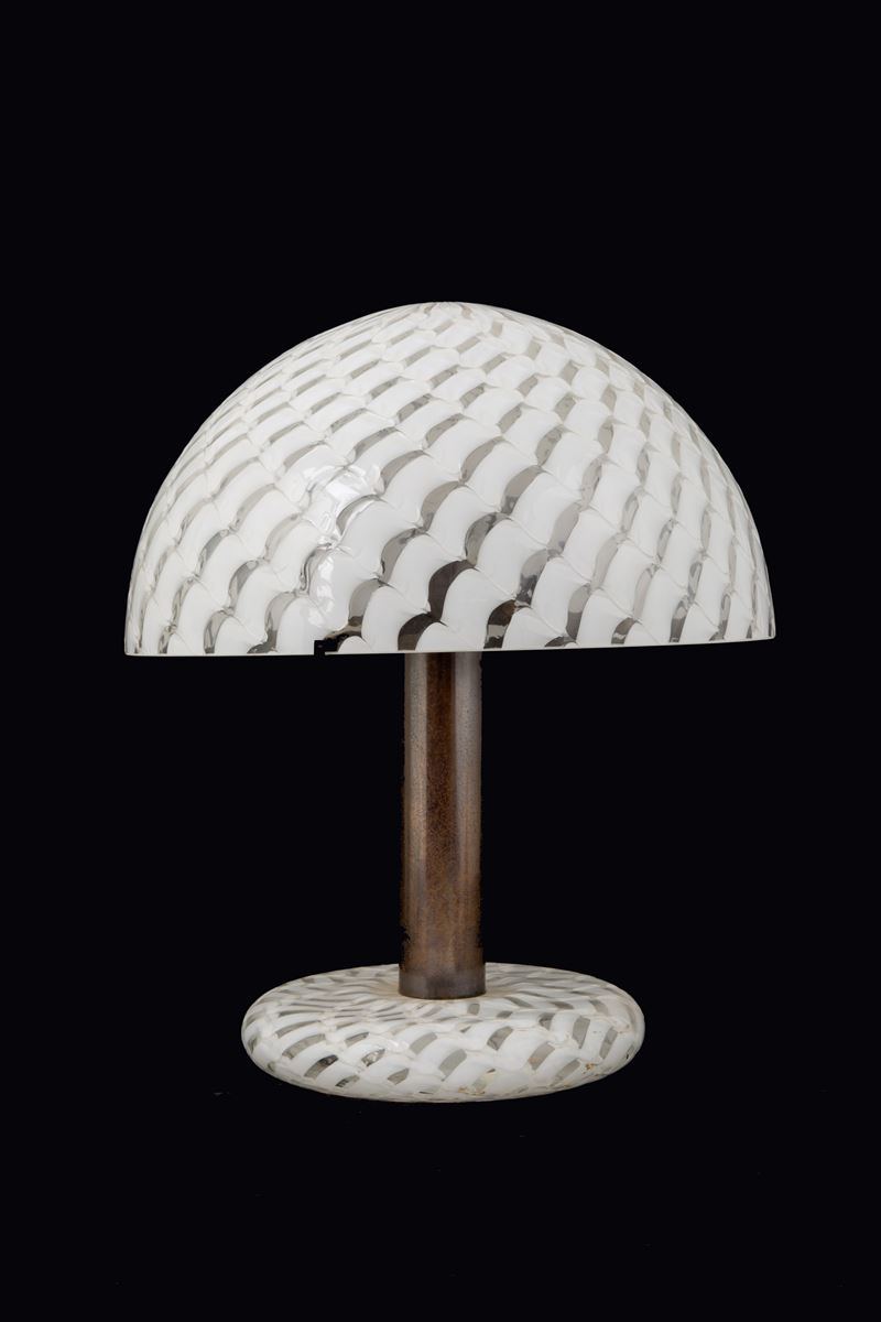 Lampada da Tavolo in Vetro. Mazzega