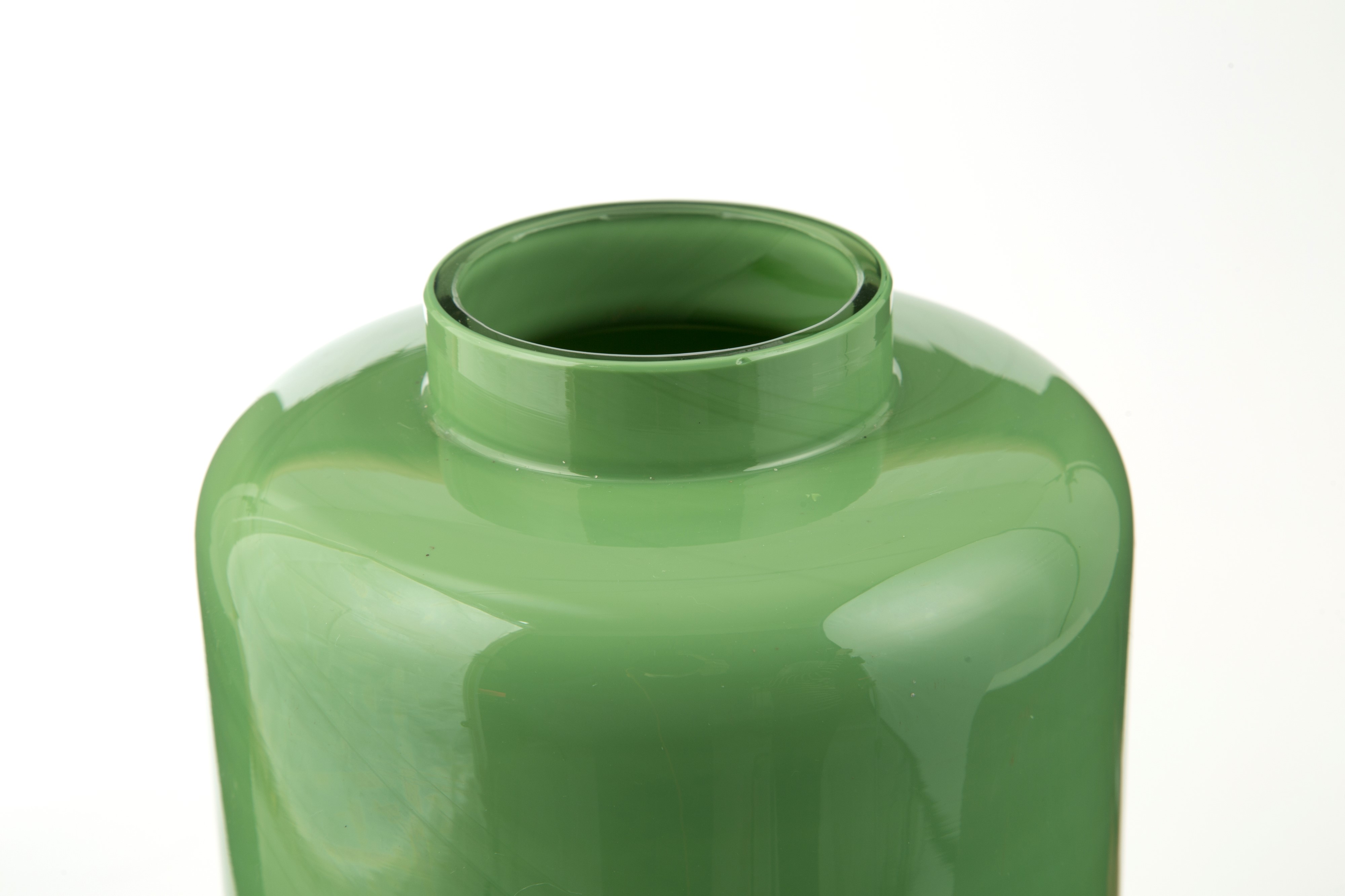 Carlo Scarpa - Vaso-lampada in Vetro di Murano Verde