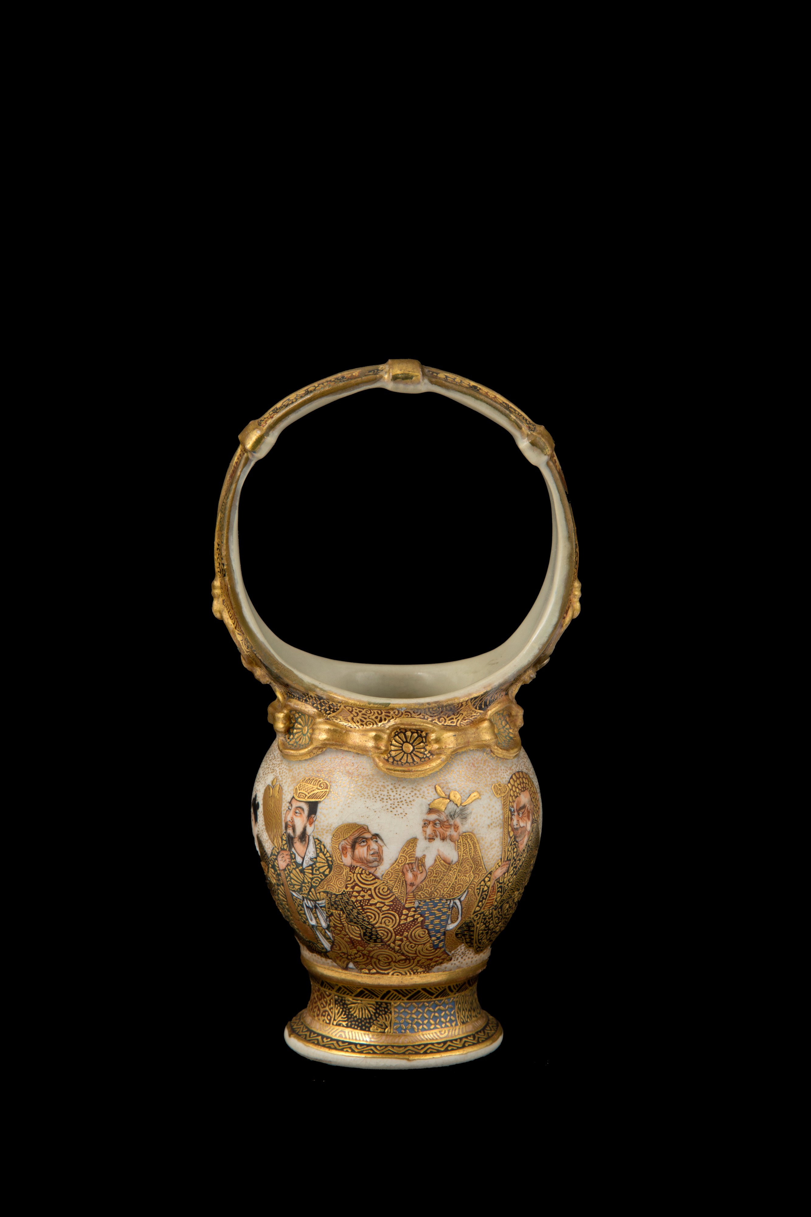 Vaso con manico Satsuma