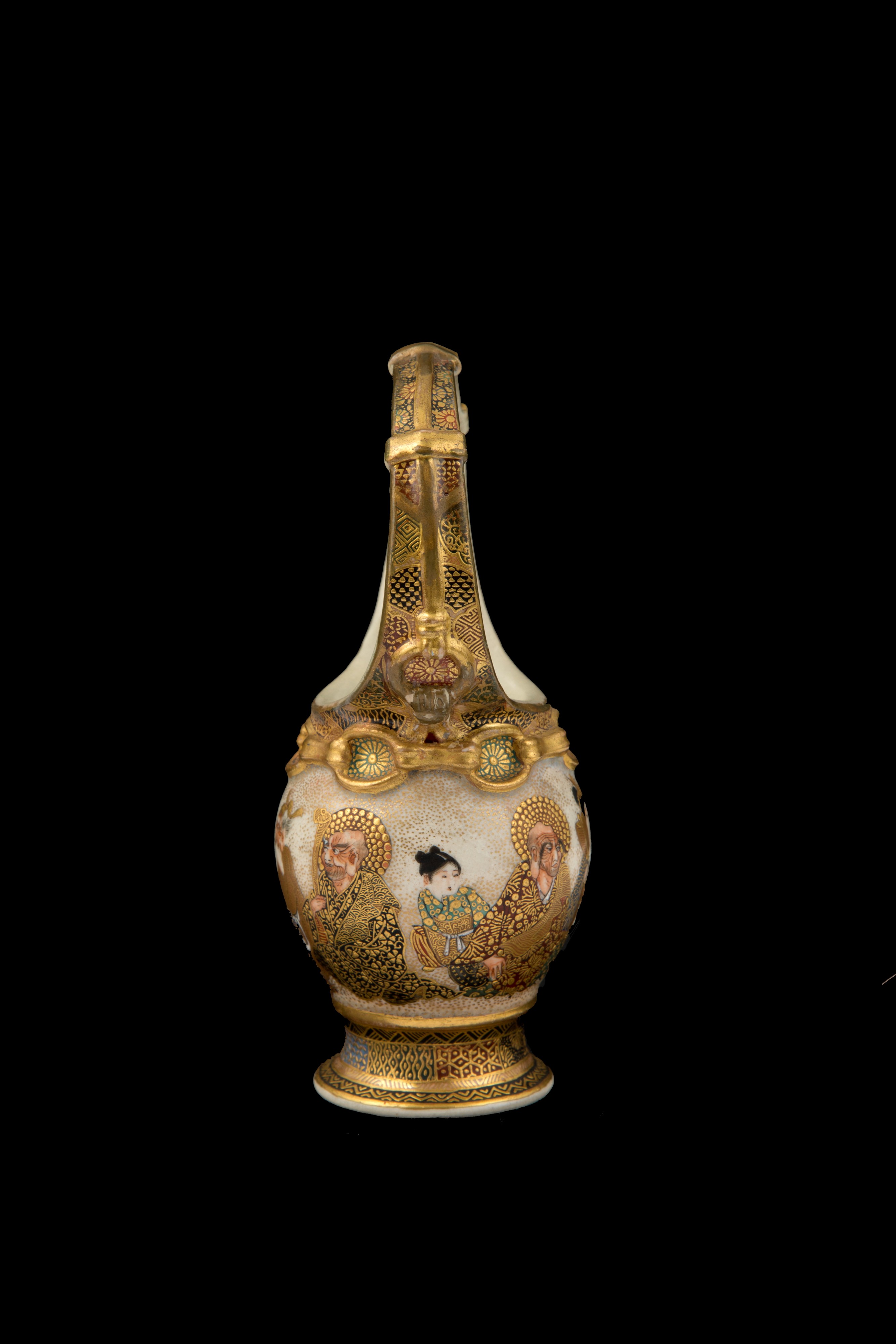 Vaso con manico Satsuma