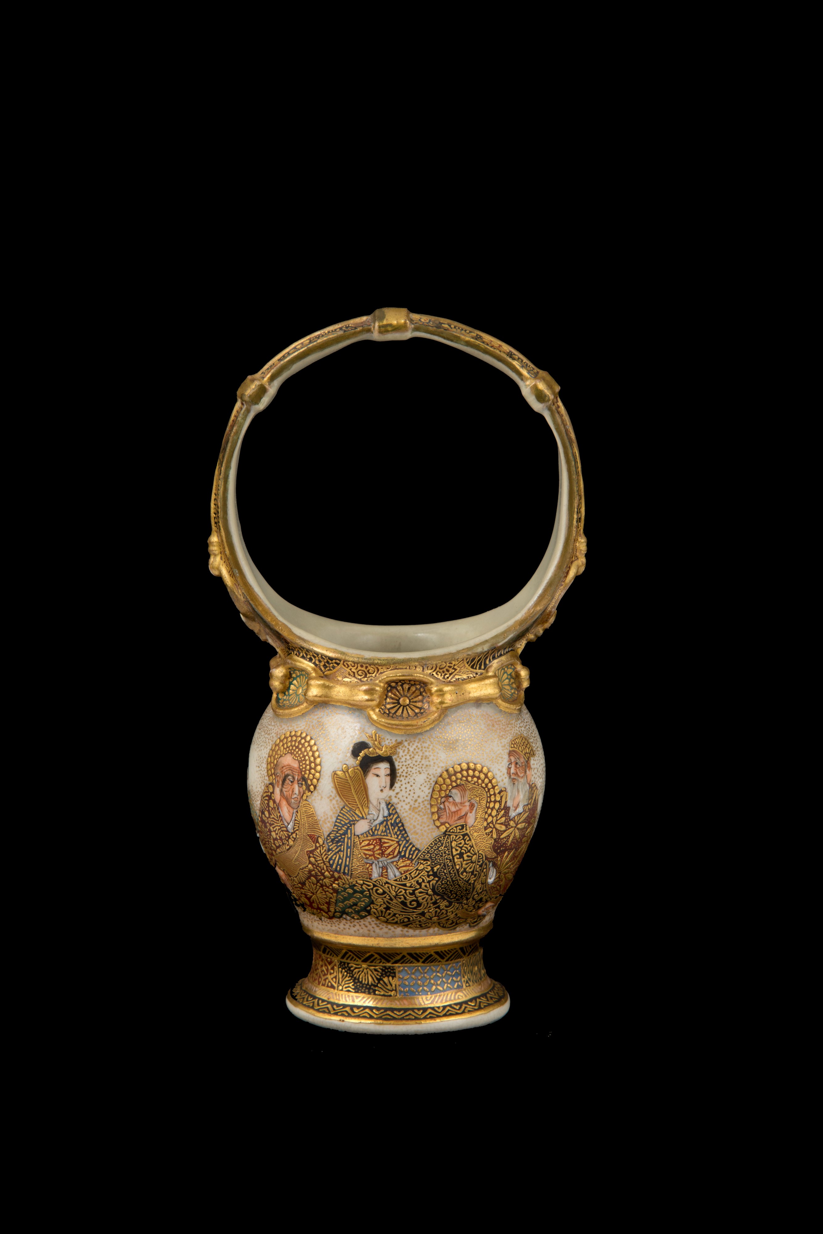 Vaso con manico Satsuma