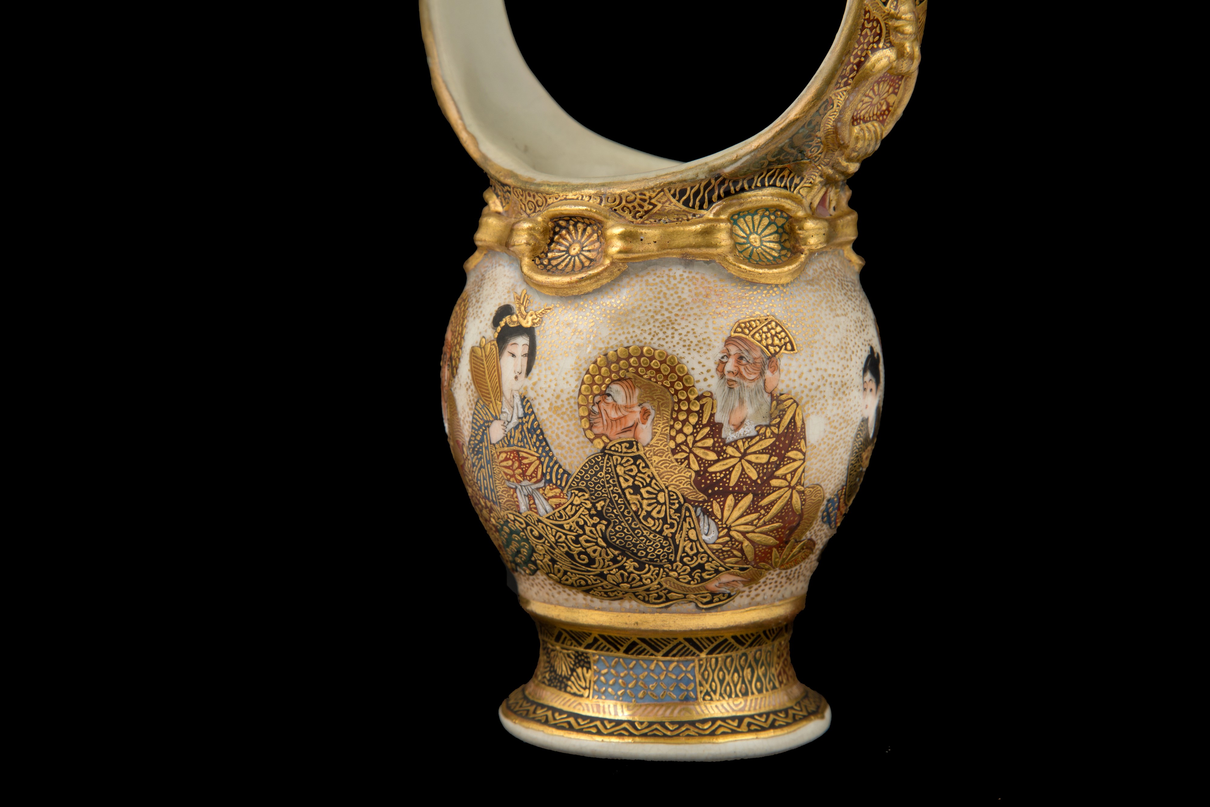 Vaso con manico Satsuma