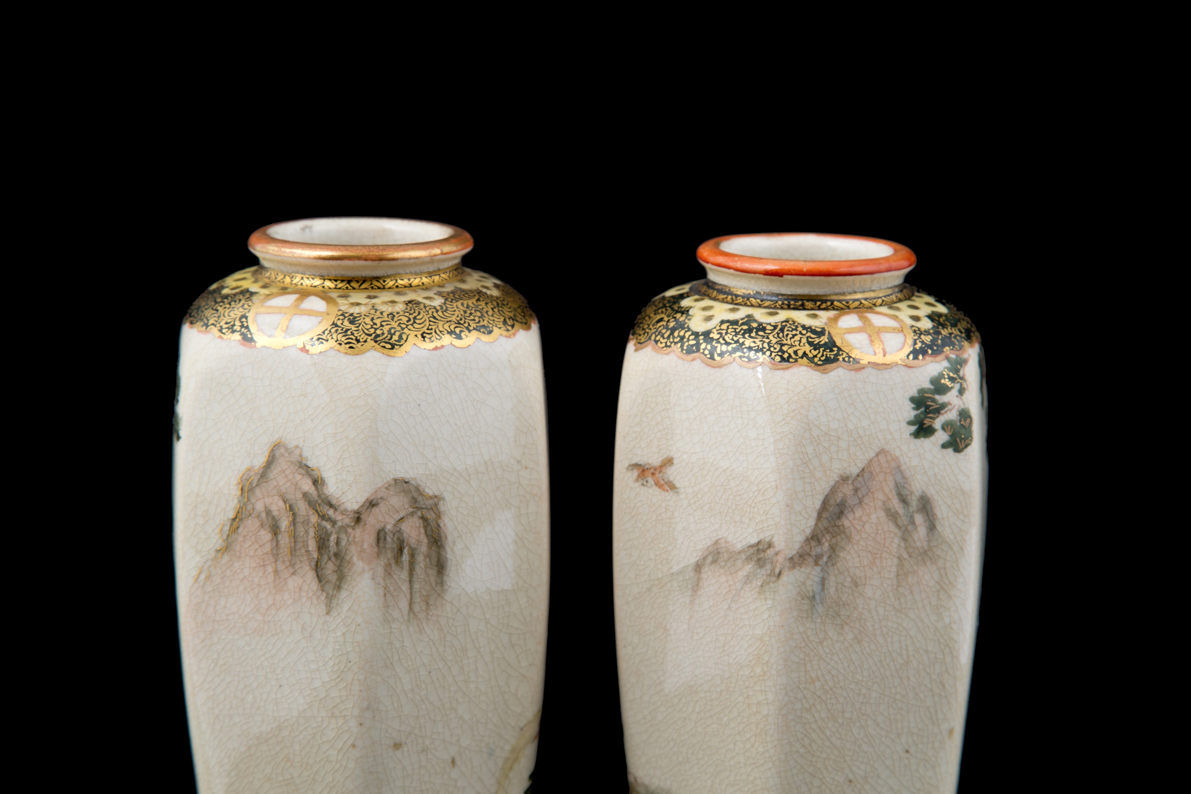 Coppia di vasi Satsuma