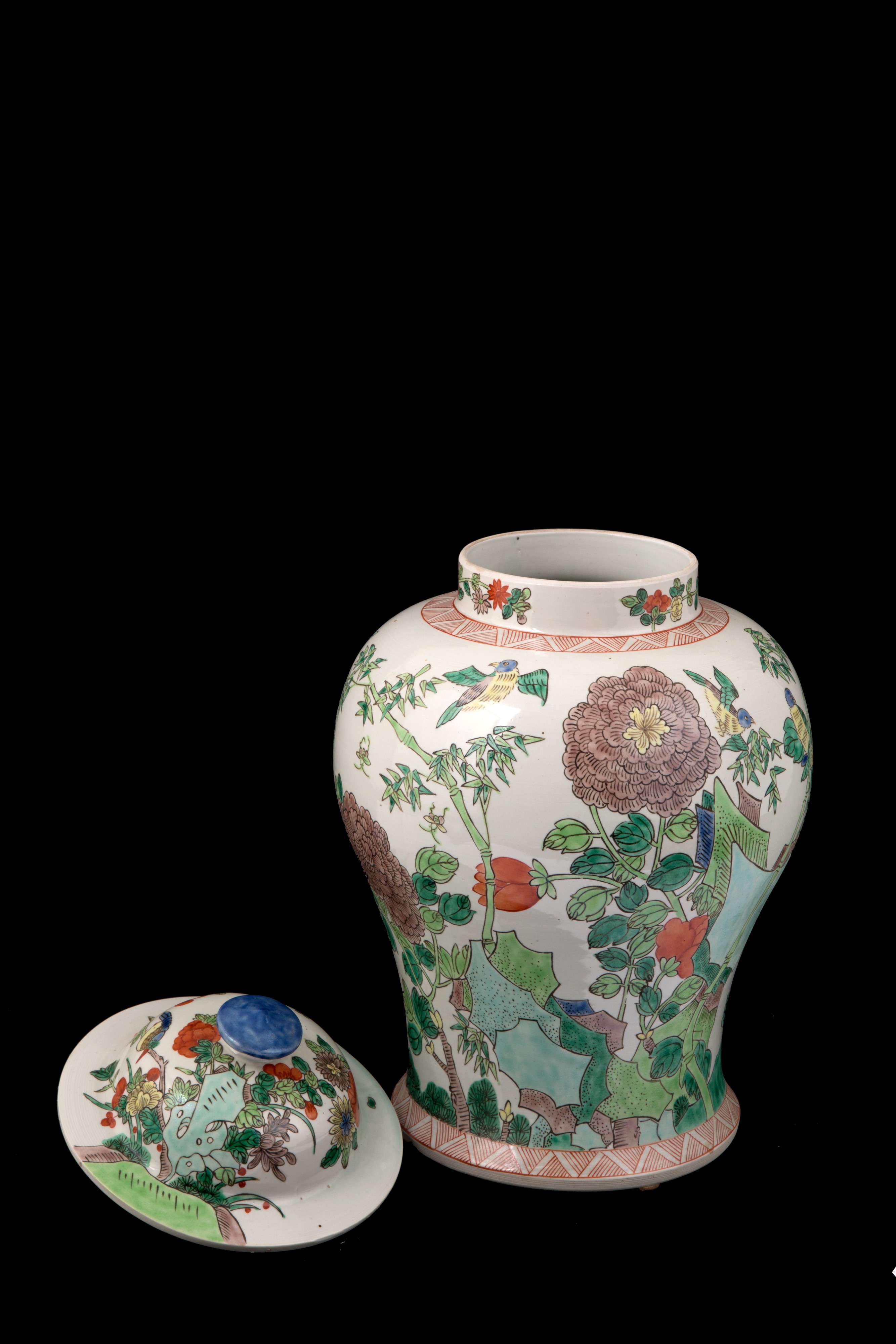 Potiche con coperchio