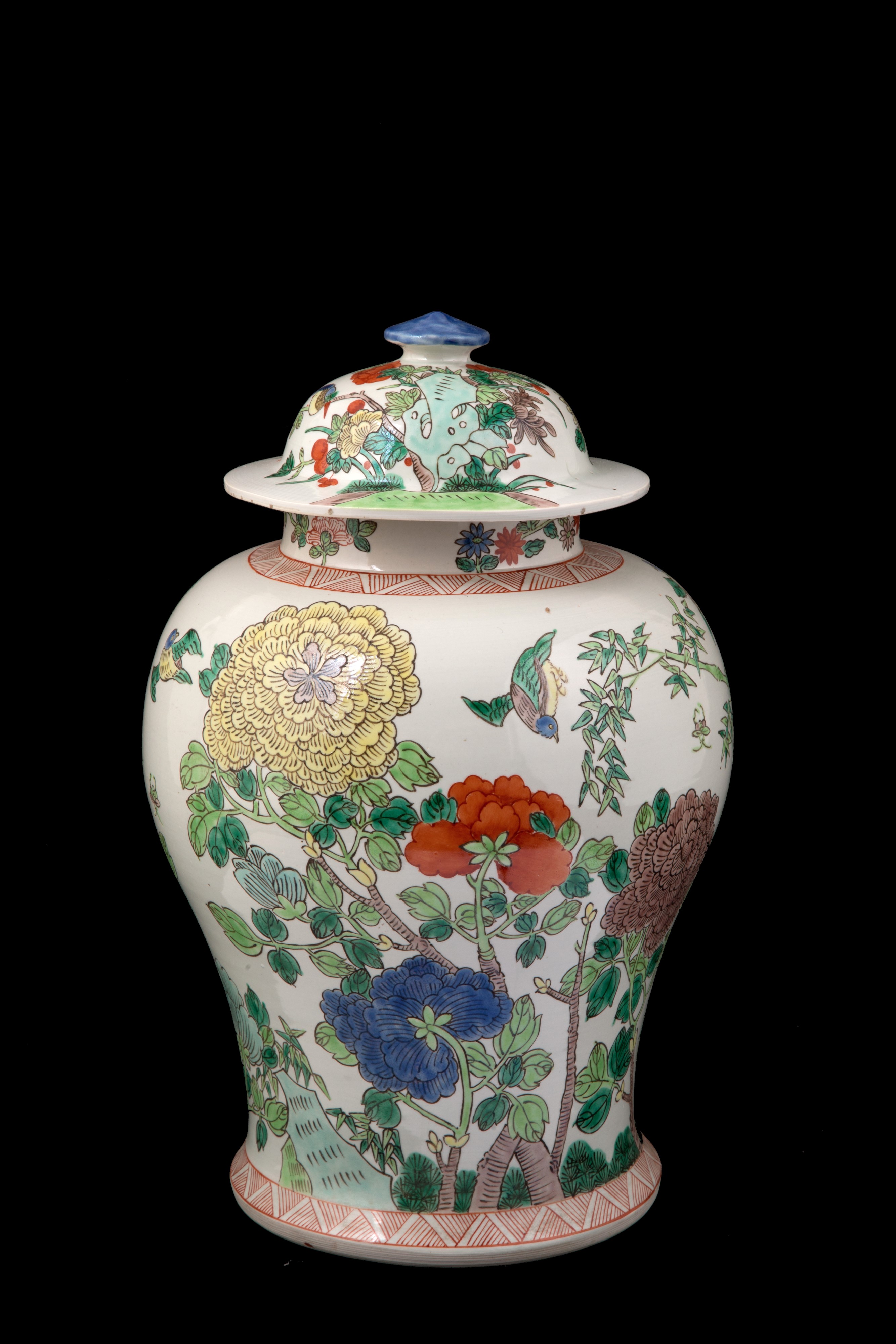 Potiche con coperchio