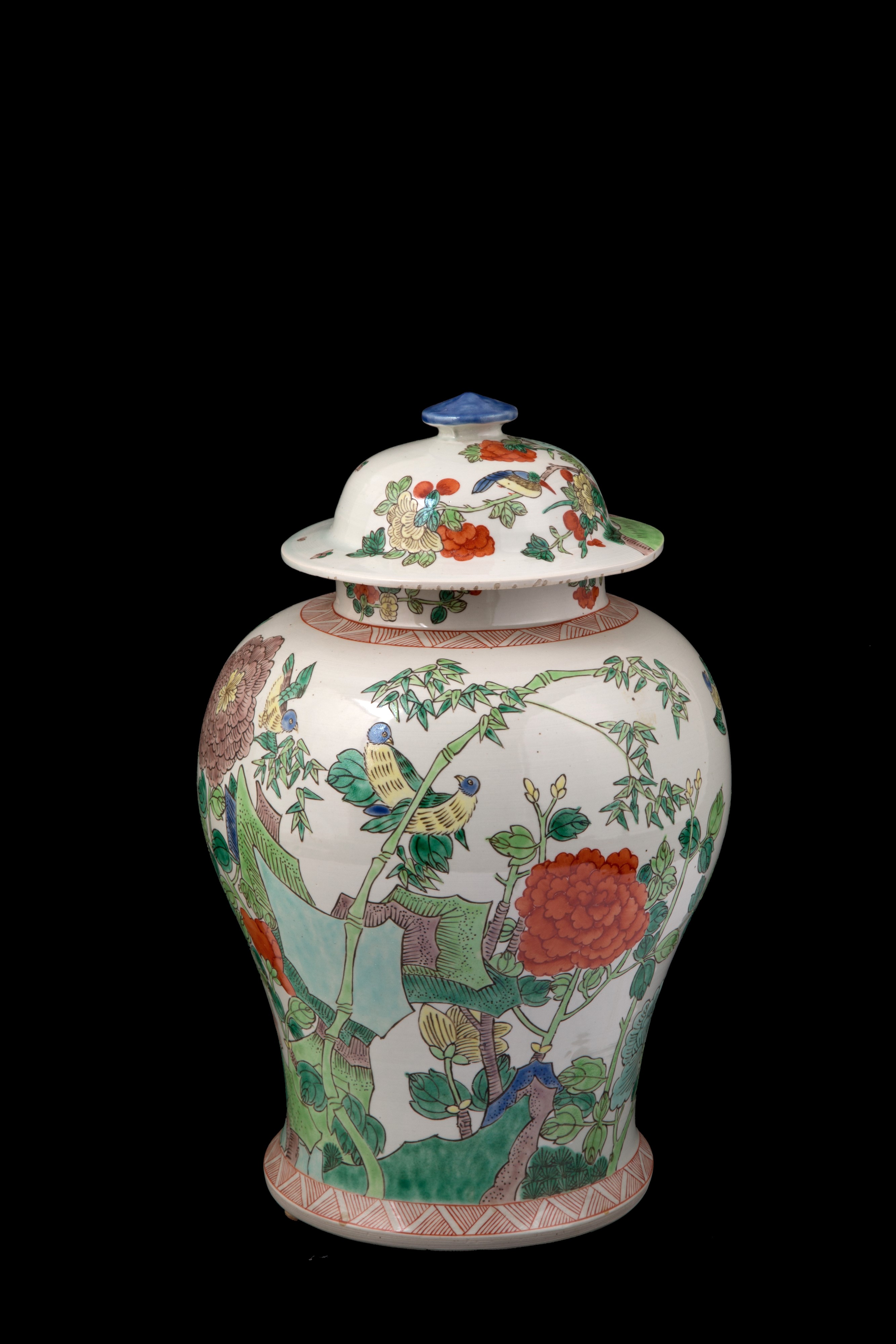 Potiche con coperchio