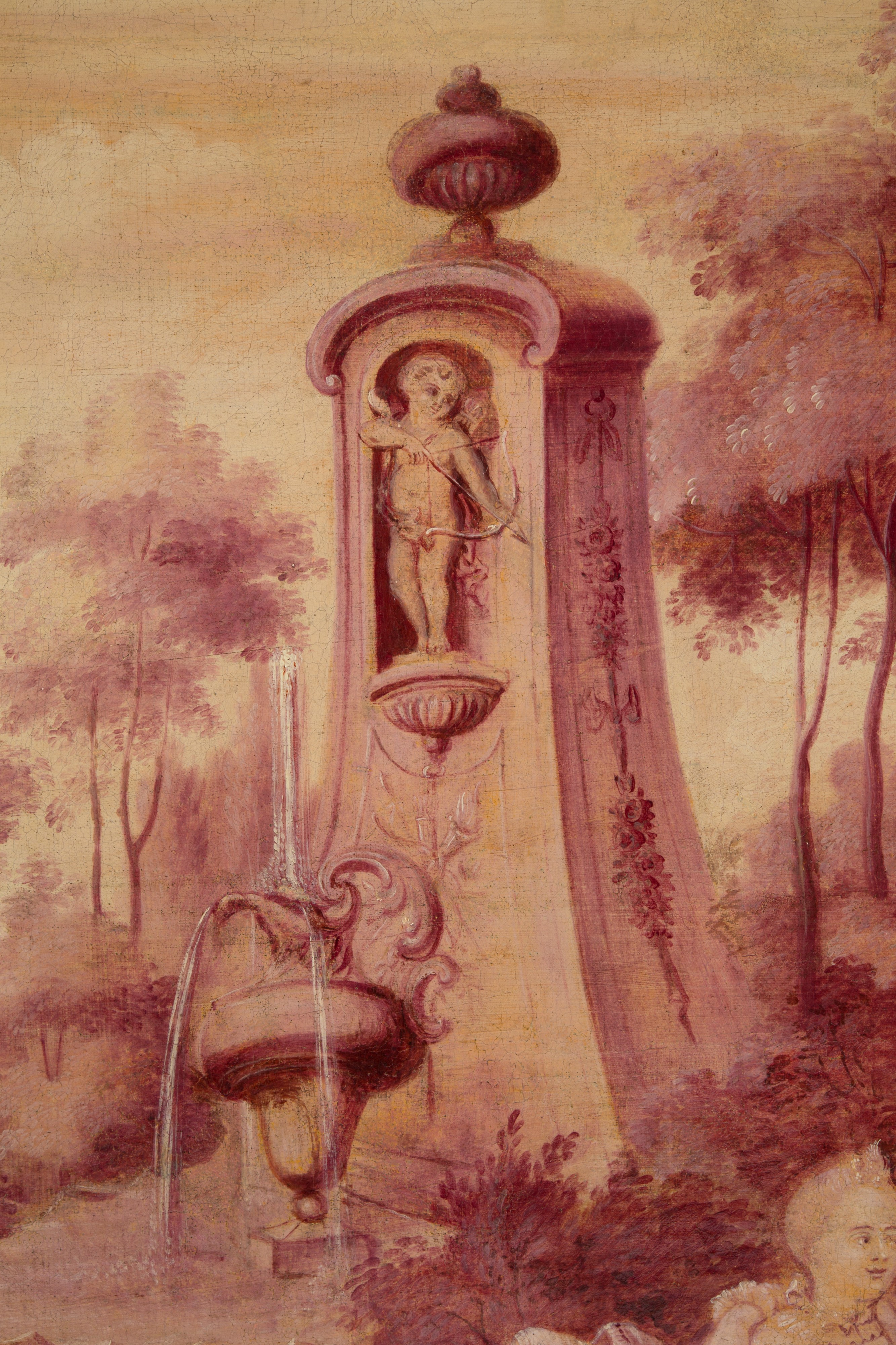 Dipinto "PAESAGGIO CON SCENA GALANTE"