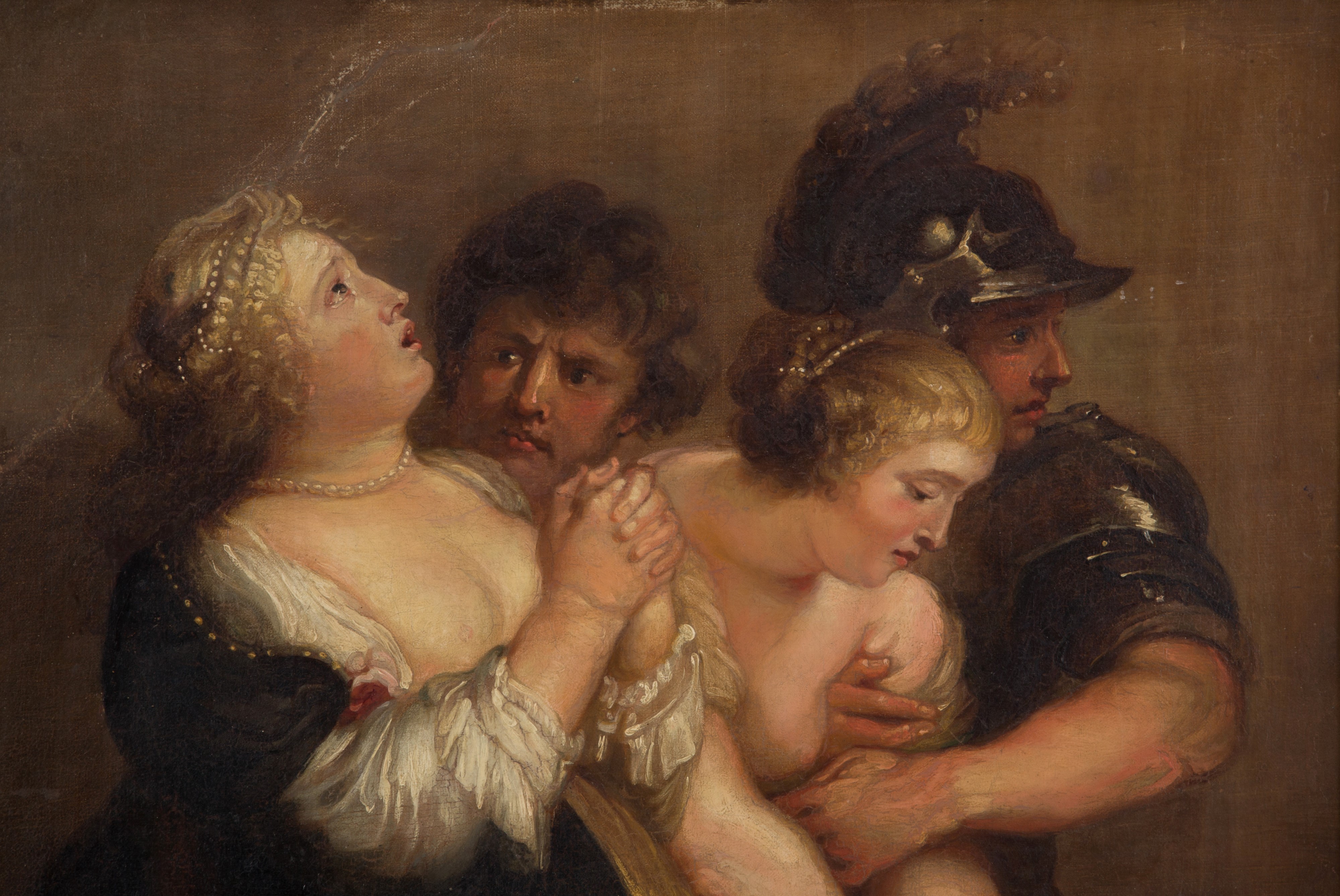Nikolaus Van Hoy - Dipinto "ratto delle Sabine"