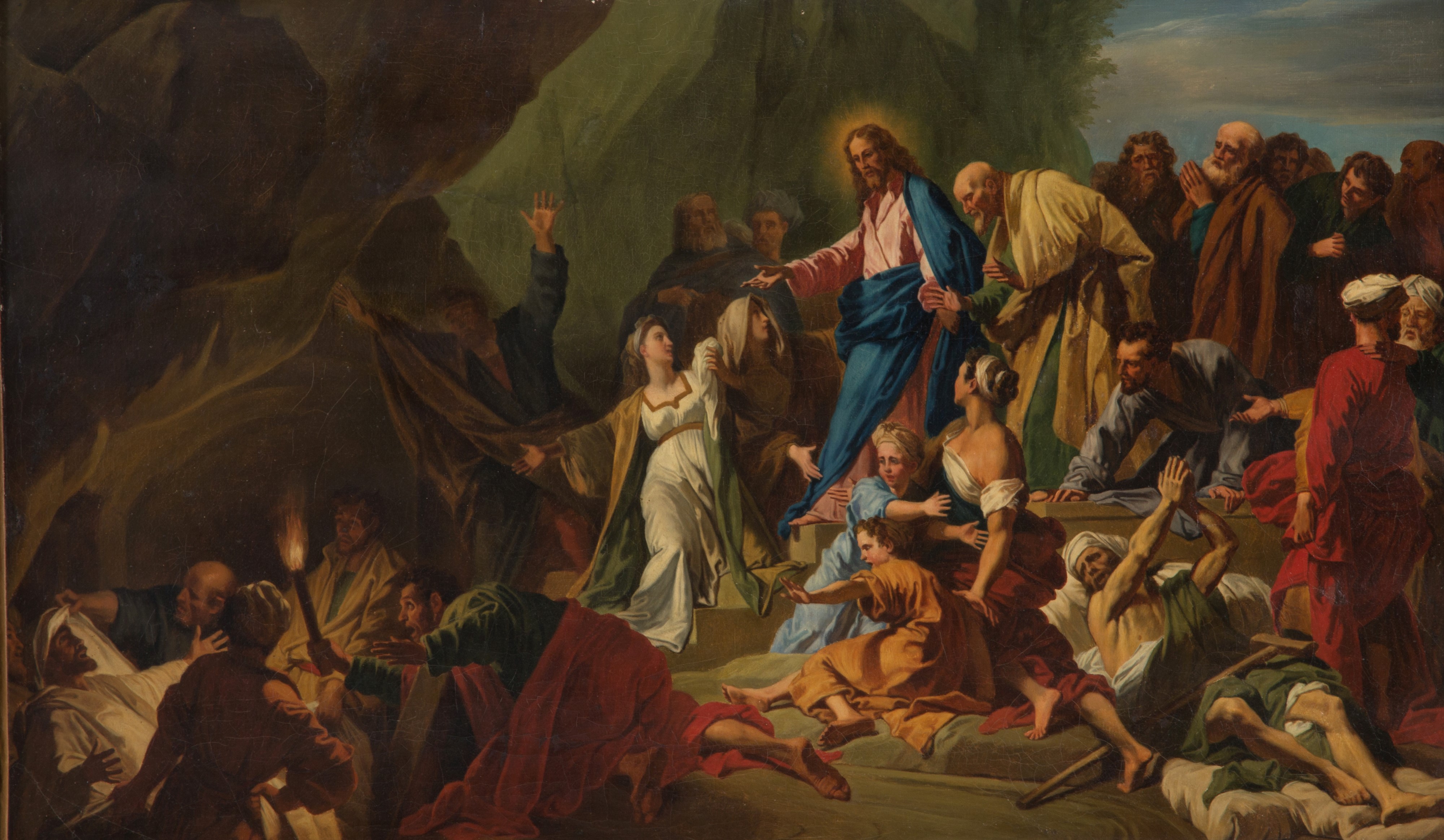 Jean Jouvenet - Dipinto "la Resurrezione di Lazzaro"